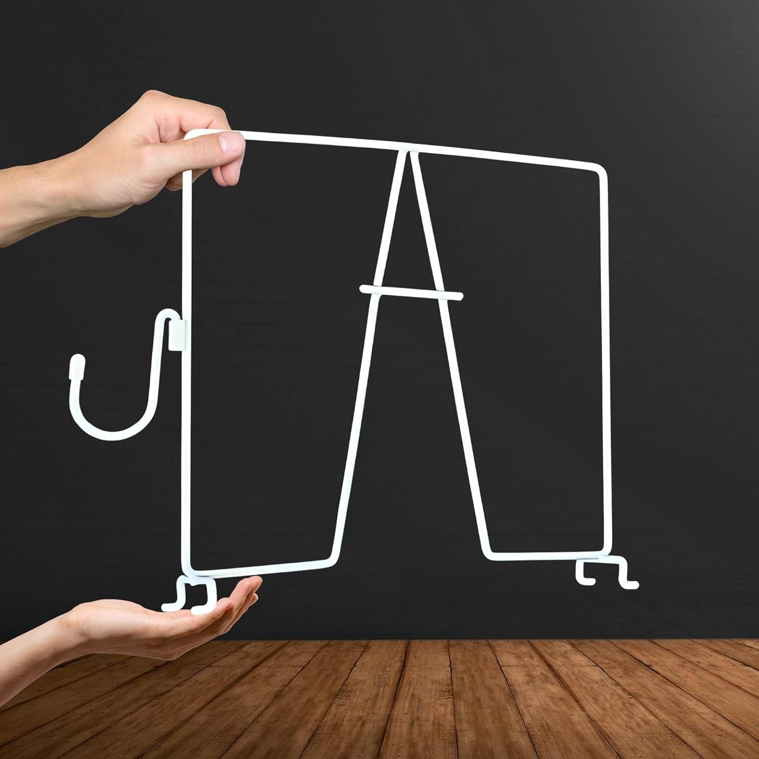 Divisores de estantería de alambre Evelots - 10 piezas con ganchos