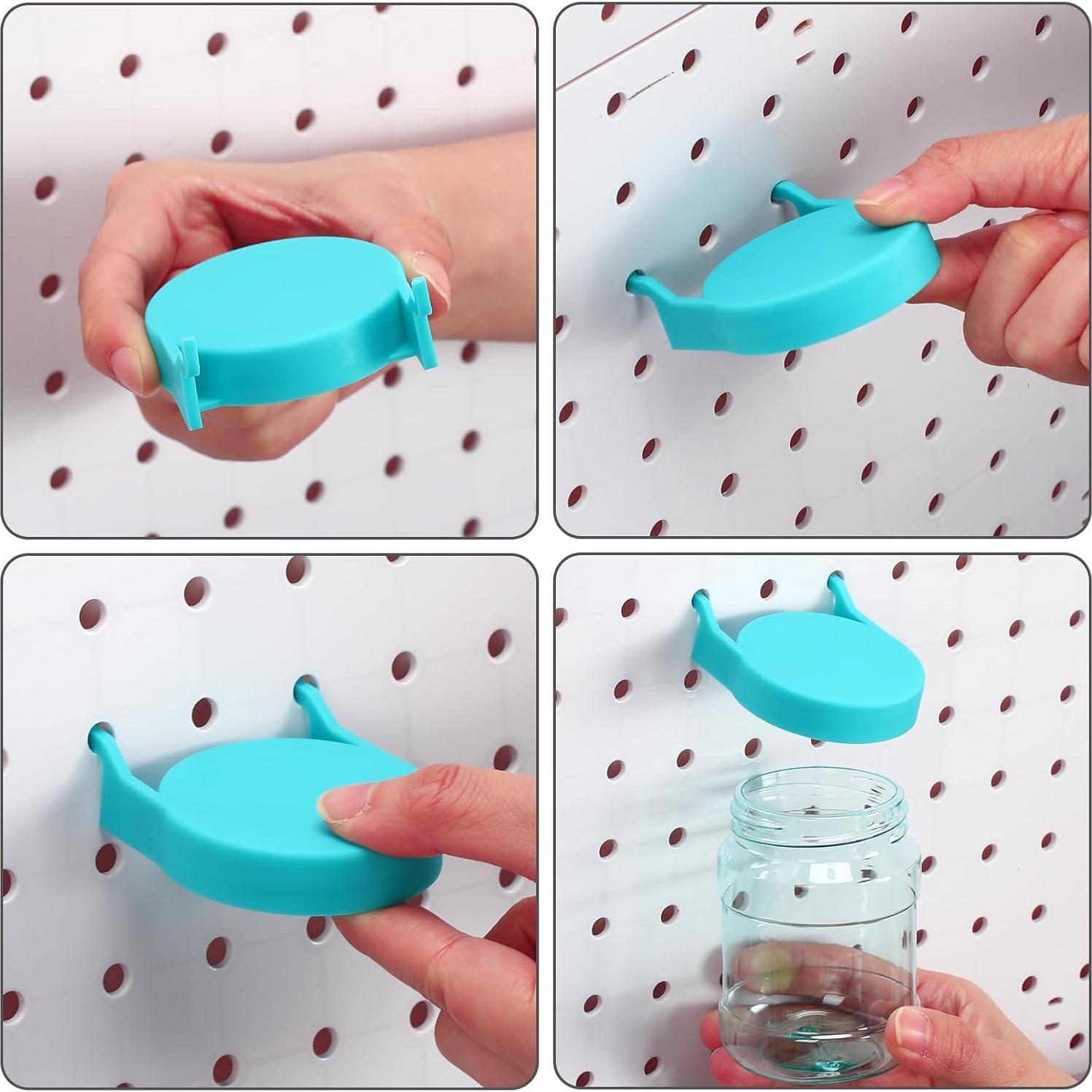 Organizador de Tablero de Clavos Unittype 20 Tarros Turquesa