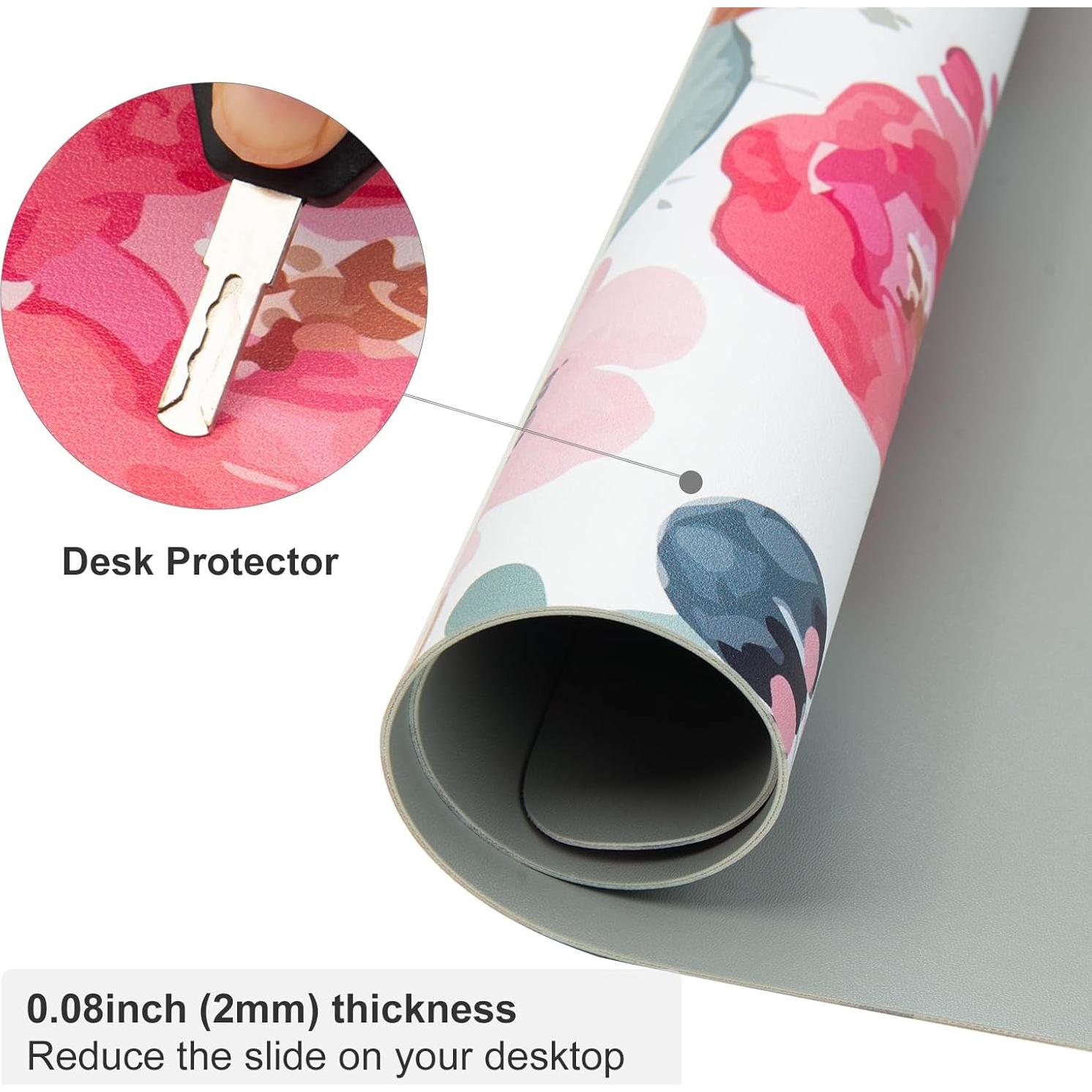 Alfombrilla de Ratón QiyI Floral Rosa 80 x 30 cm Impermeable