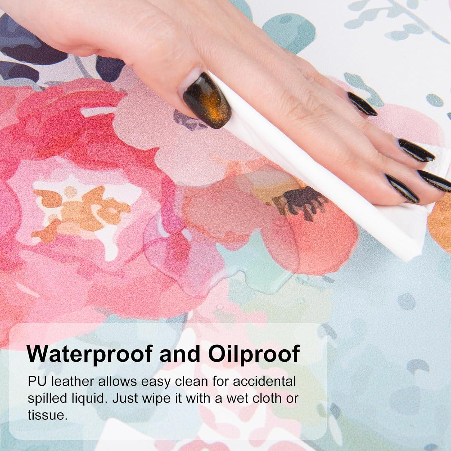 Alfombrilla de Ratón QiyI Floral Rosa 80 x 30 cm Impermeable