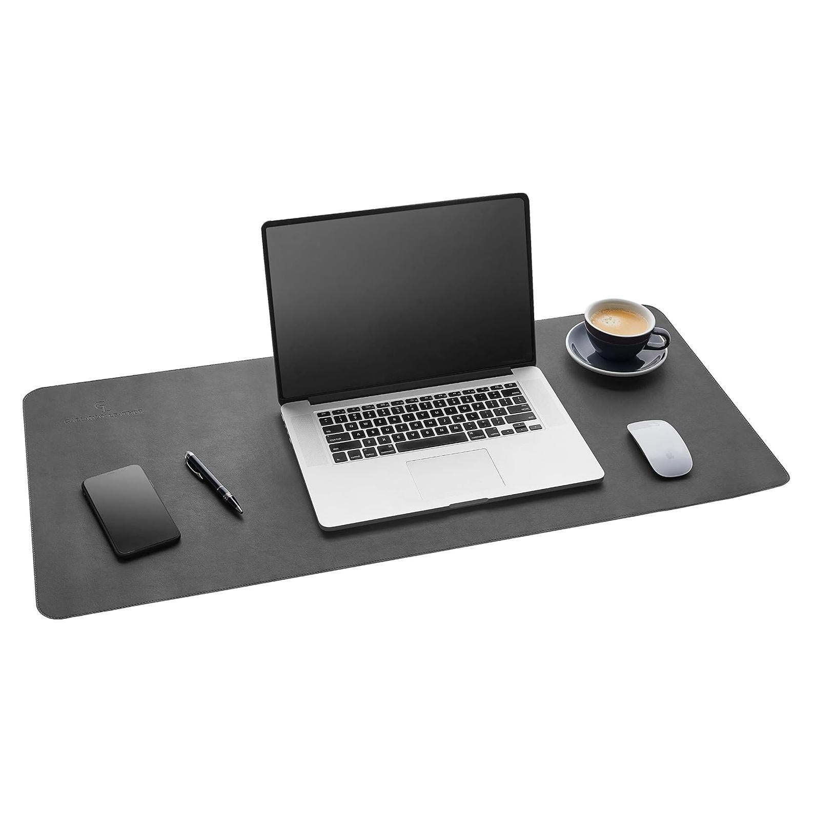 Alfombrilla de Escritorio Grande GALLAWAY Gris 91x43 cm