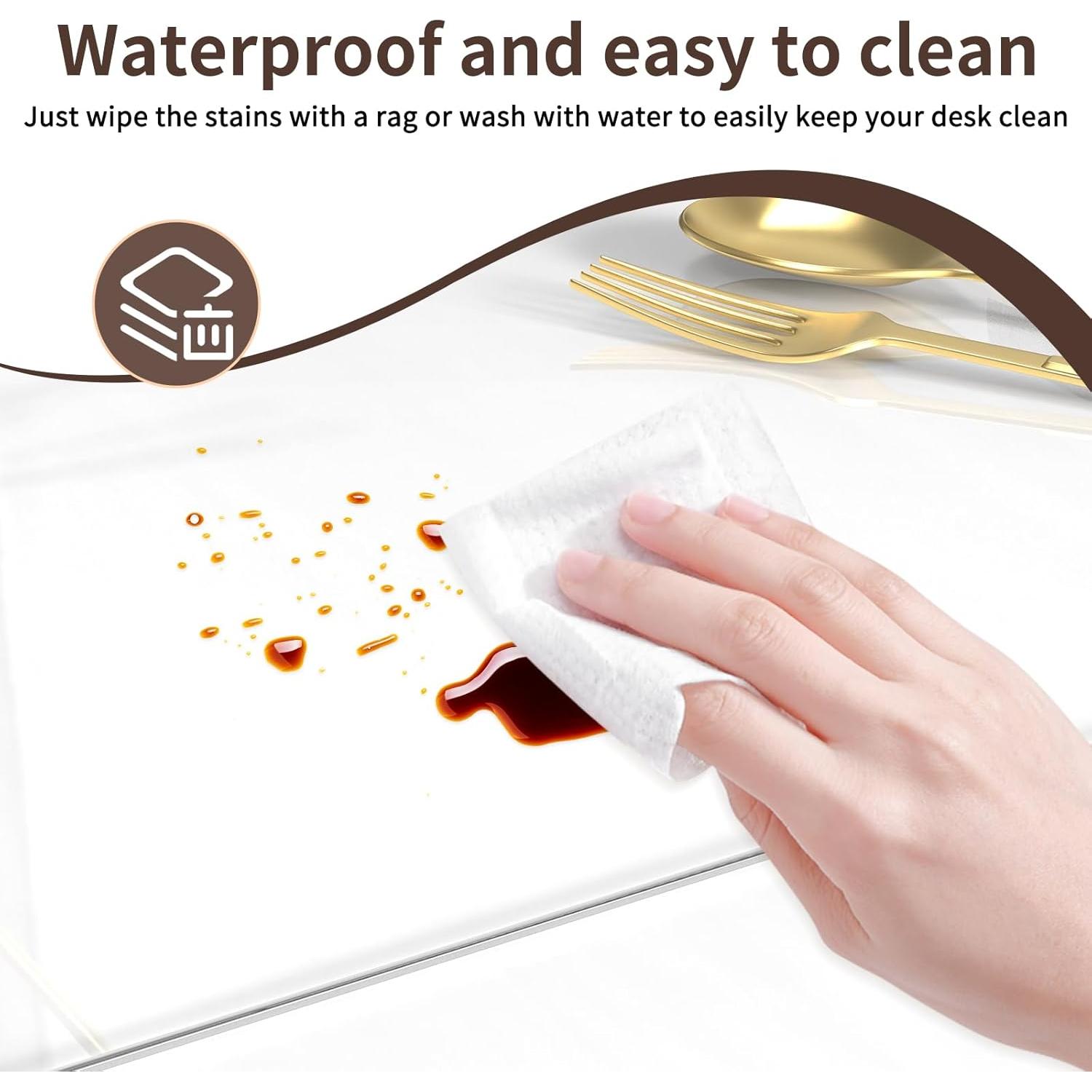 Alfombrilla de Escritorio Transparente ORUPT 100x50 cm PVC