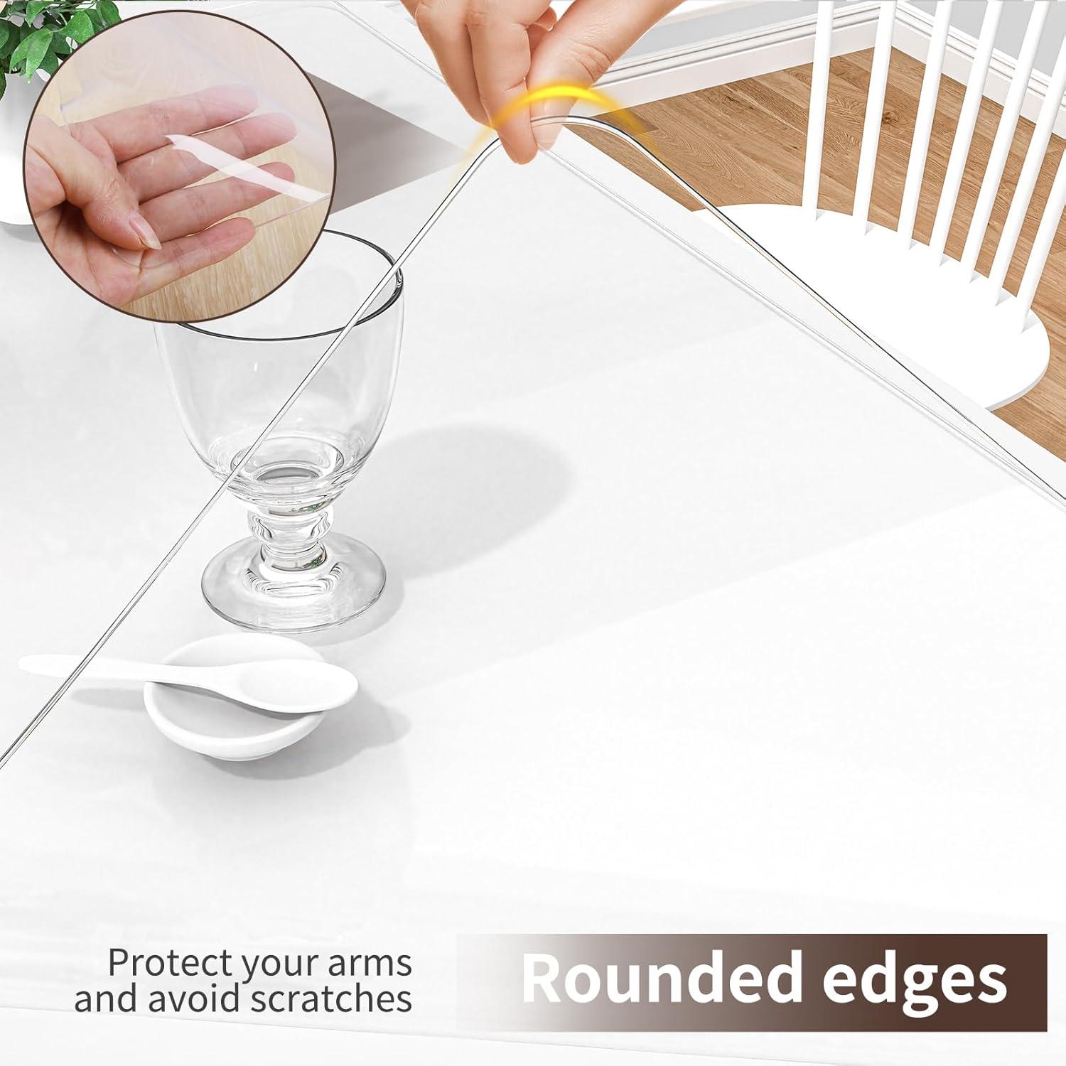 Alfombrilla de Escritorio Transparente ORUPT 100x50 cm PVC