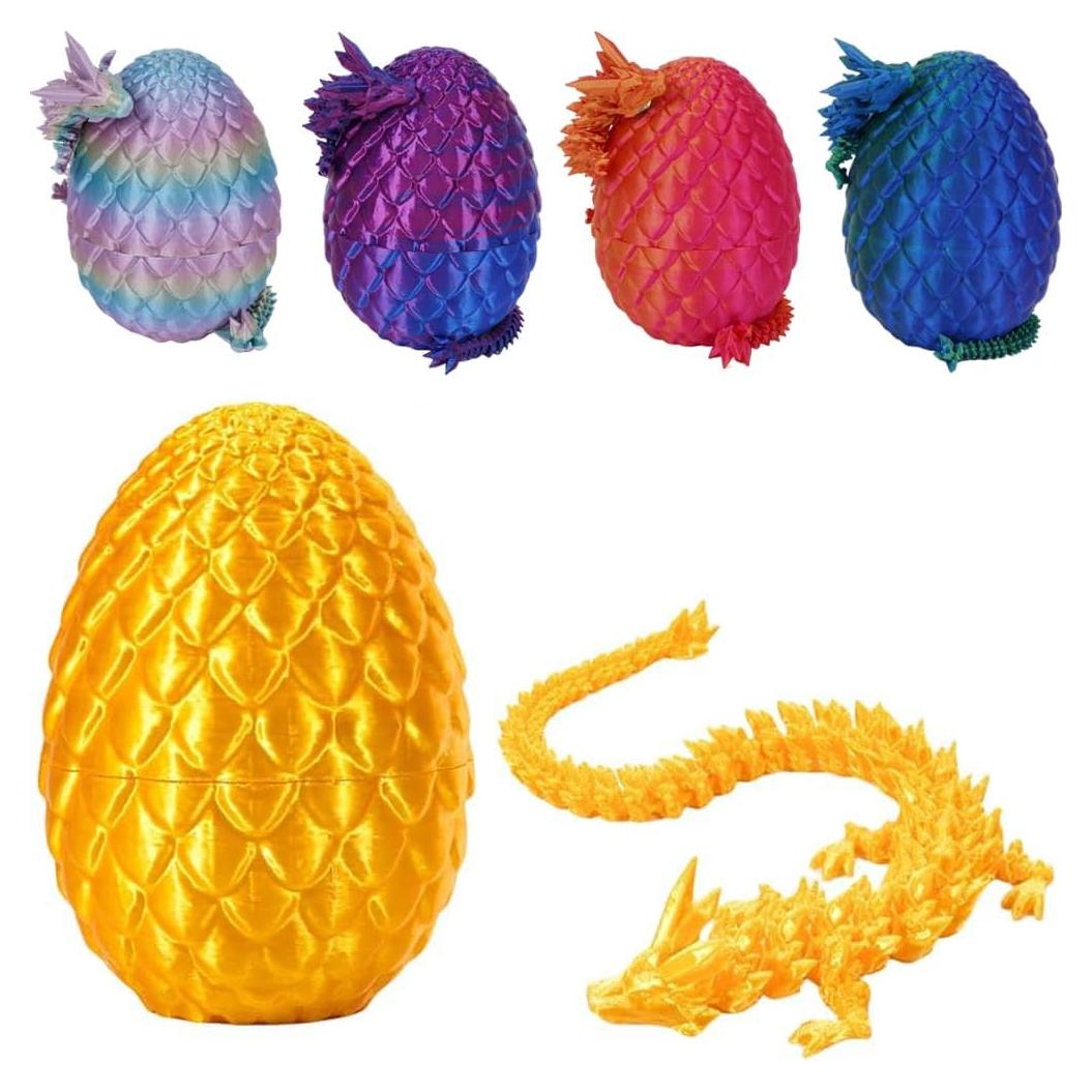 Dragón Antiestrés Impreso en 3D TaYoung 25,4 cm Amarillo