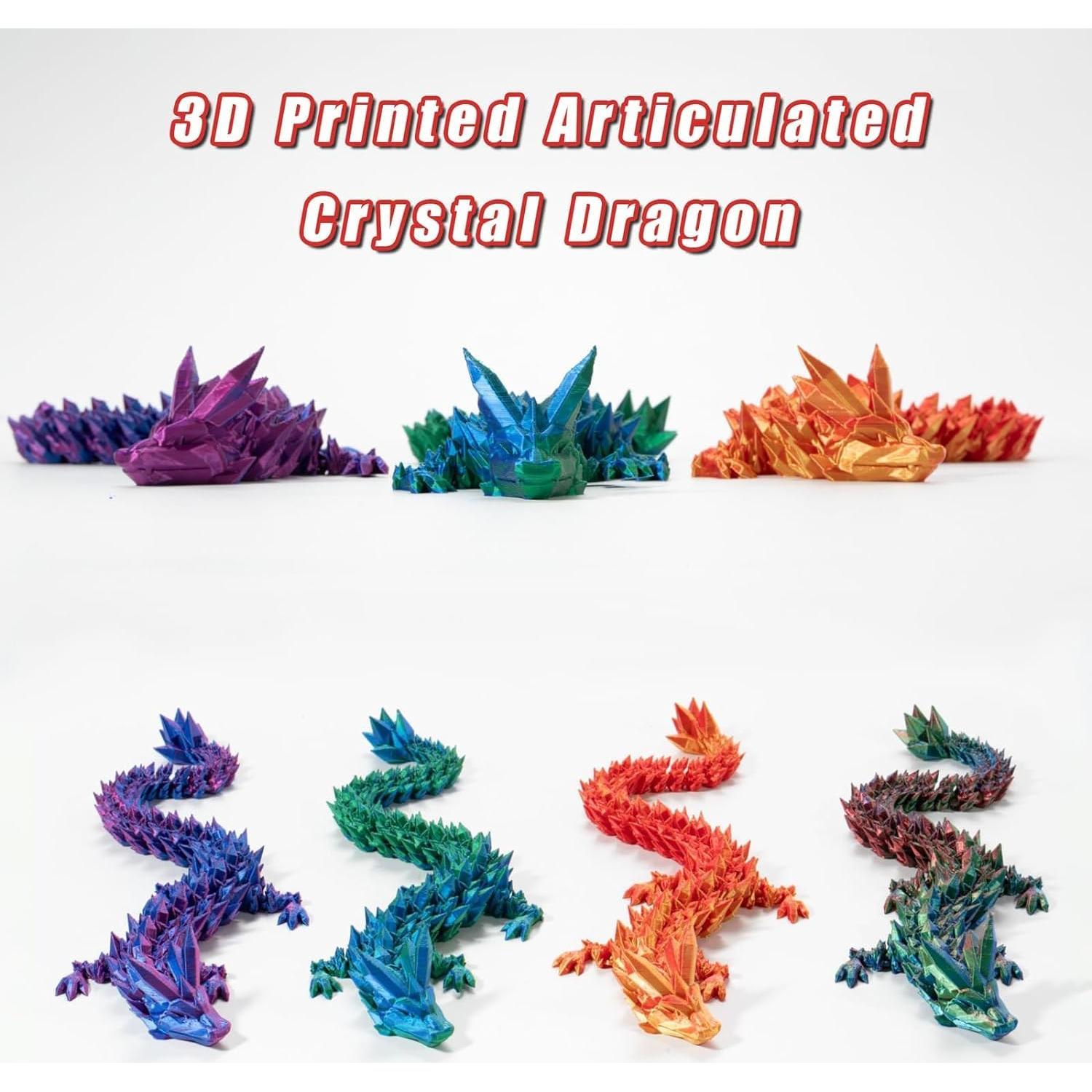 Dragón Antiestrés Impreso en 3D TaYoung 25,4 cm Amarillo