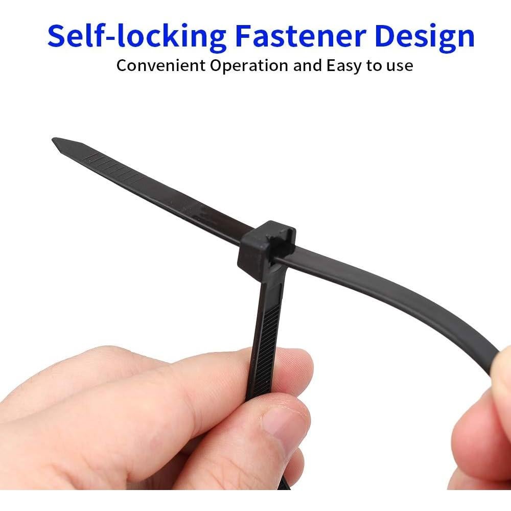 Bridas Pesadas KOOWIN 40,64 cm 120 kg 100 Piezas Negras