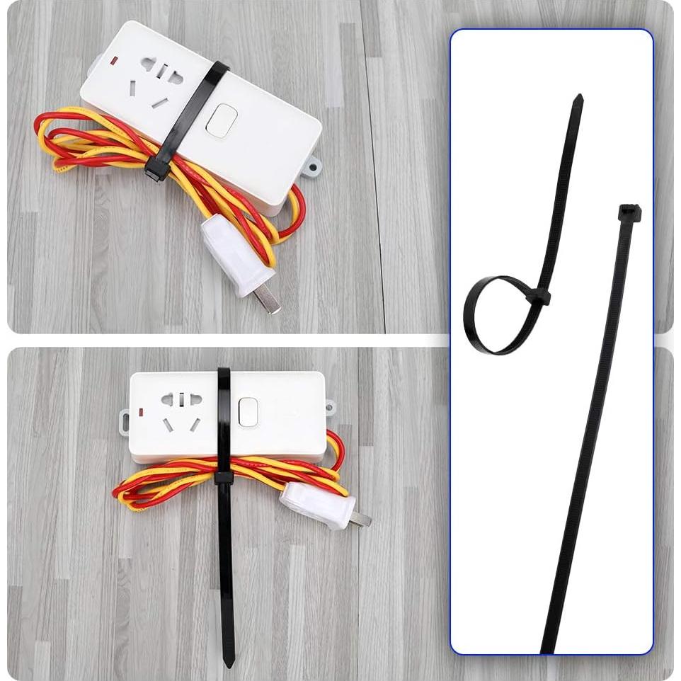 Bridas Pesadas KOOWIN 40,64 cm 120 kg 100 Piezas Negras