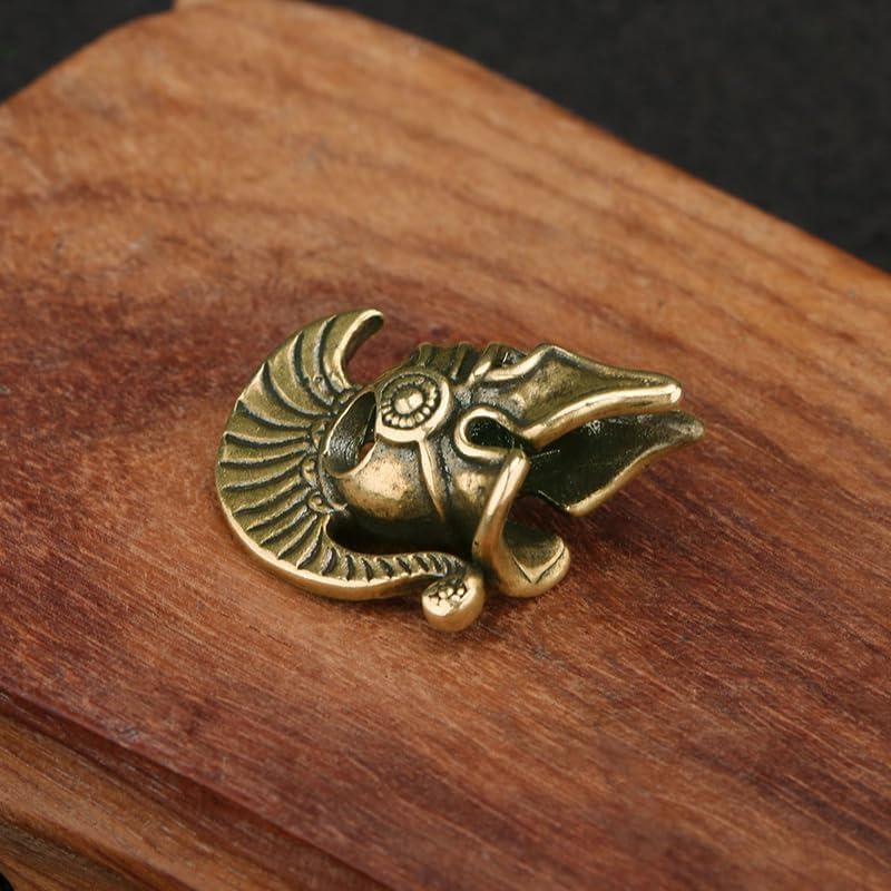 Llavero Casco Guerrero Espartano Bronce 2 Pcs Decoración