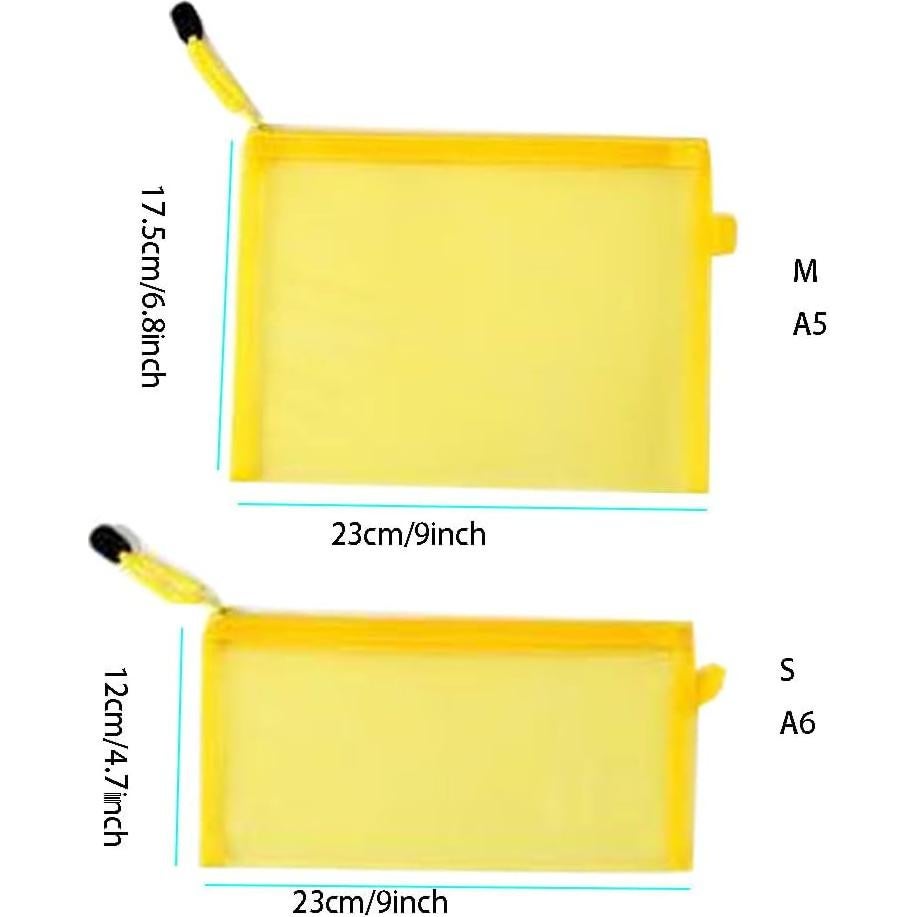 Bolsa Cosmética de Malla 8 Piezas Nylon Organizador Viaje