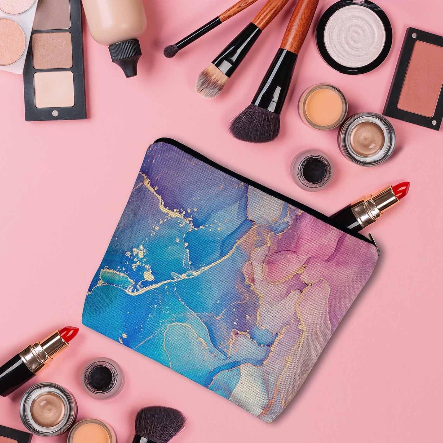 Bolsa Organizadora de Maquillaje Kalygon Patrón Mármol 23x18cm