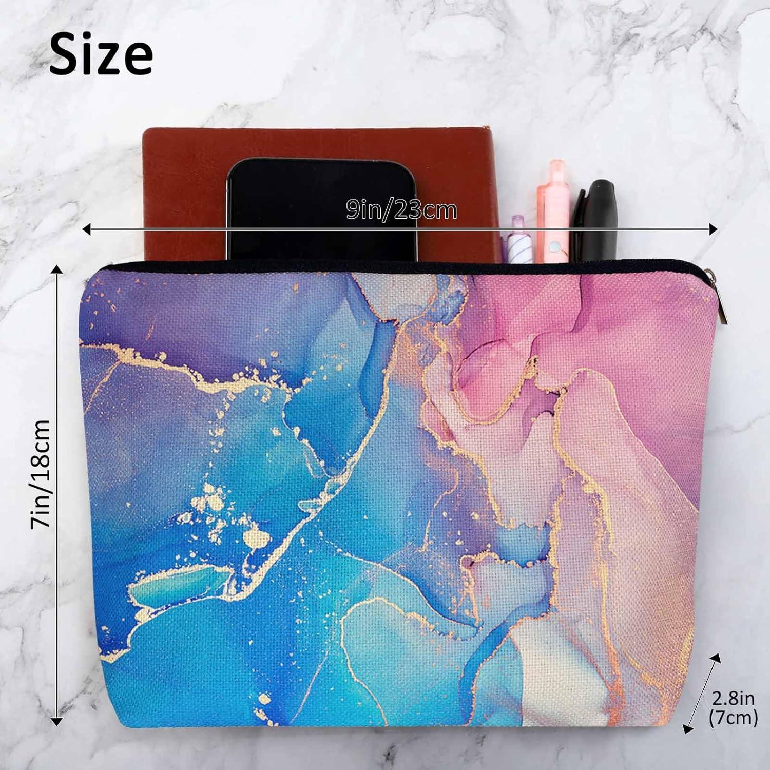 Bolsa Organizadora de Maquillaje Kalygon Patrón Mármol 23x18cm