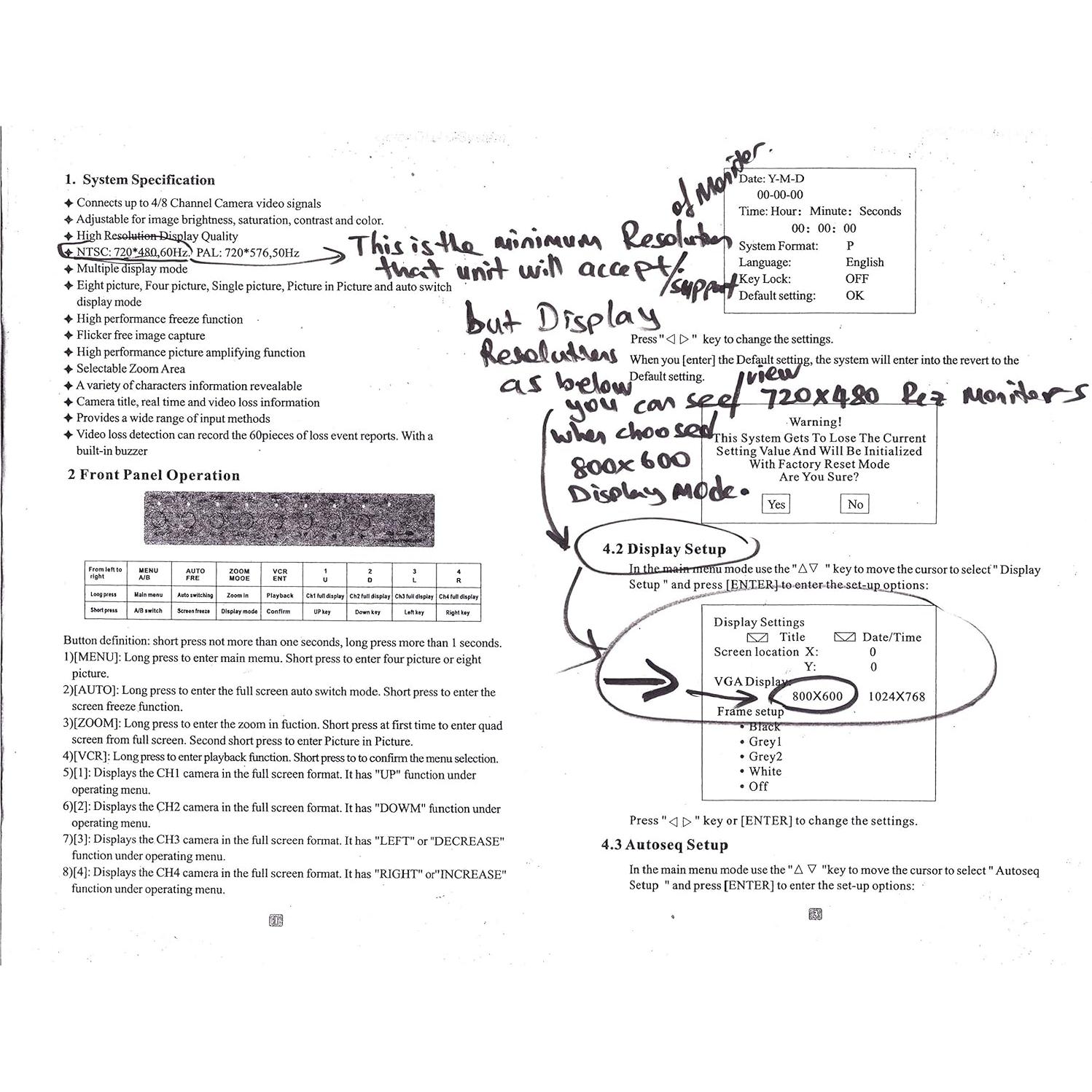 Cámara de Seguridad Analógica Evertech EV-CQ204 4 Canales