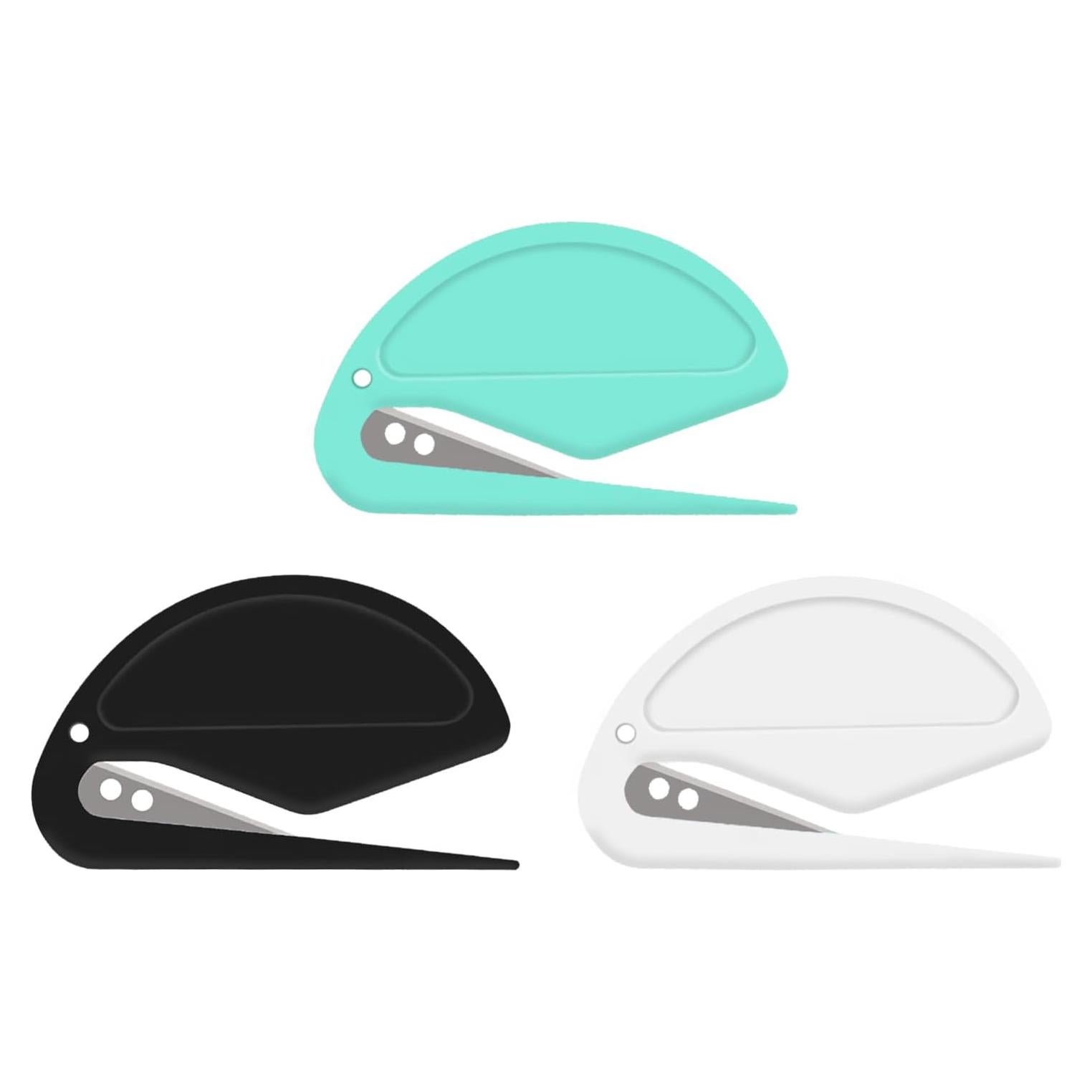 Paquete de 3 Abre Cartas ZONICE Acero Inoxidable Negro