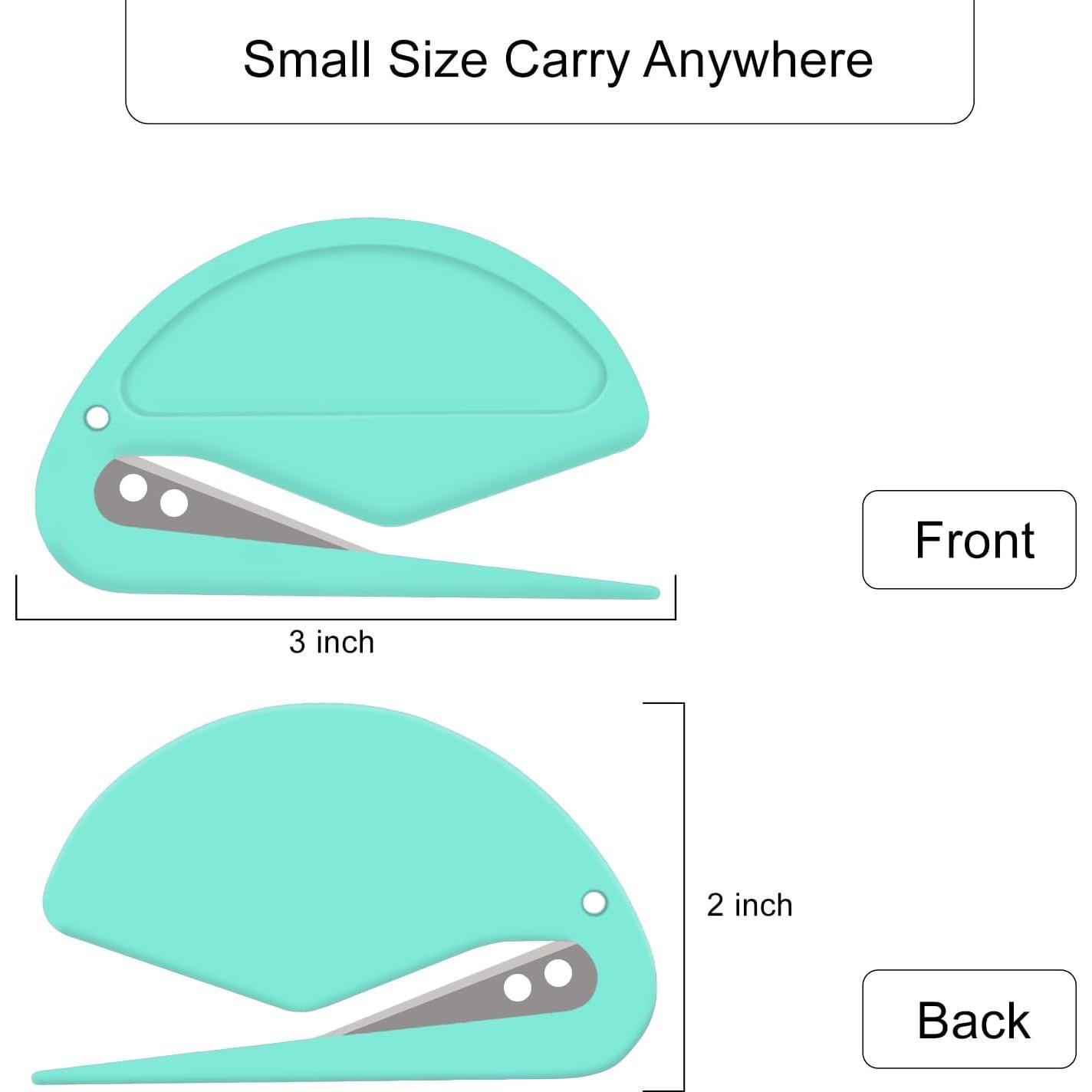 Paquete de 3 Abre Cartas ZONICE Acero Inoxidable Negro