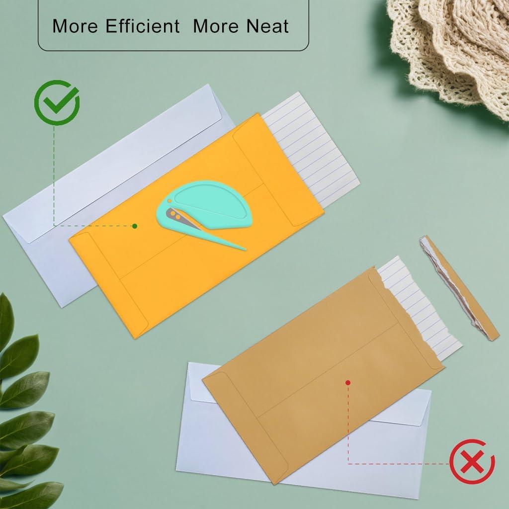 Paquete de 3 Abre Cartas ZONICE Acero Inoxidable Negro