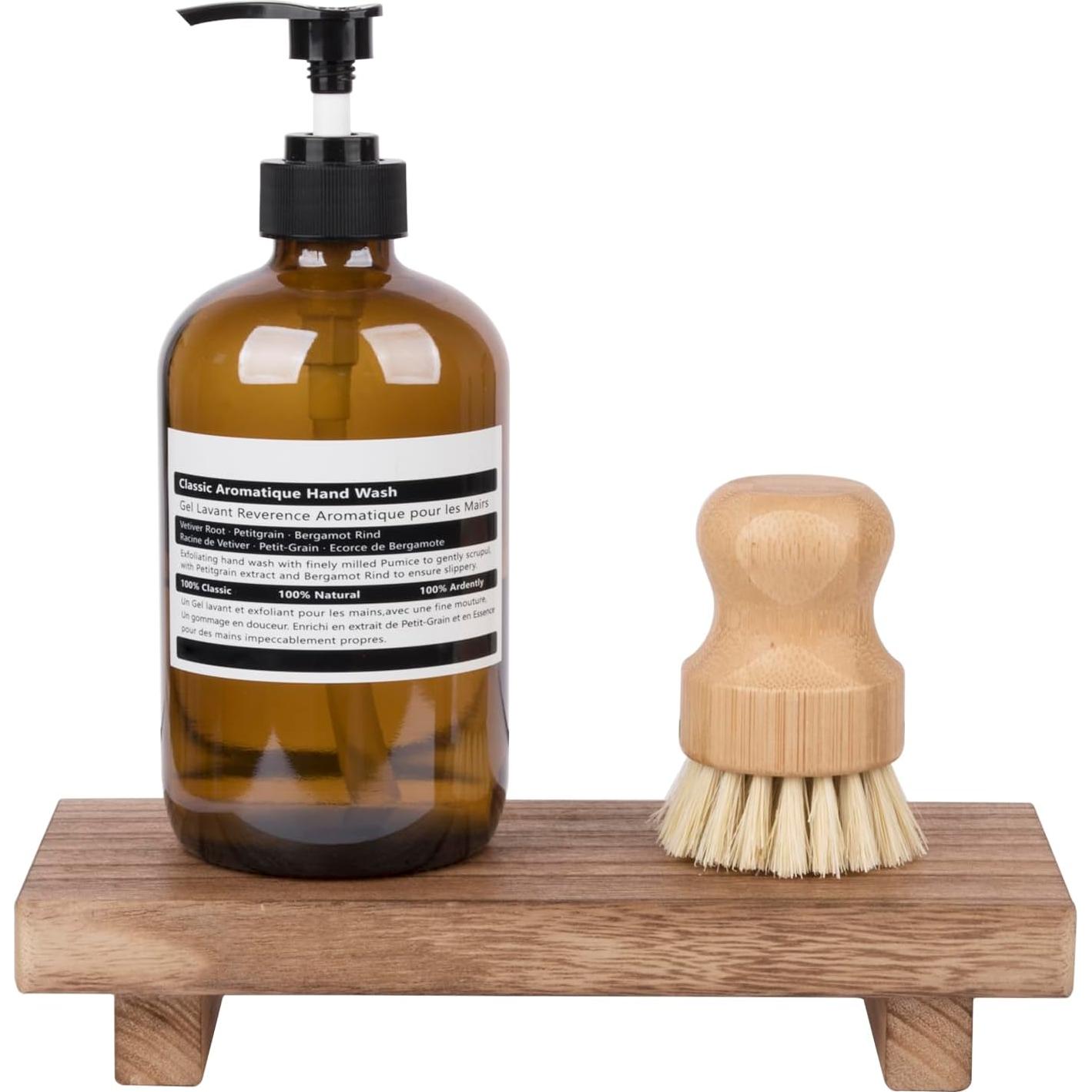 Bandeja de Madera Barnizada Zoocatia 21.8x9.1 cm Decorativa