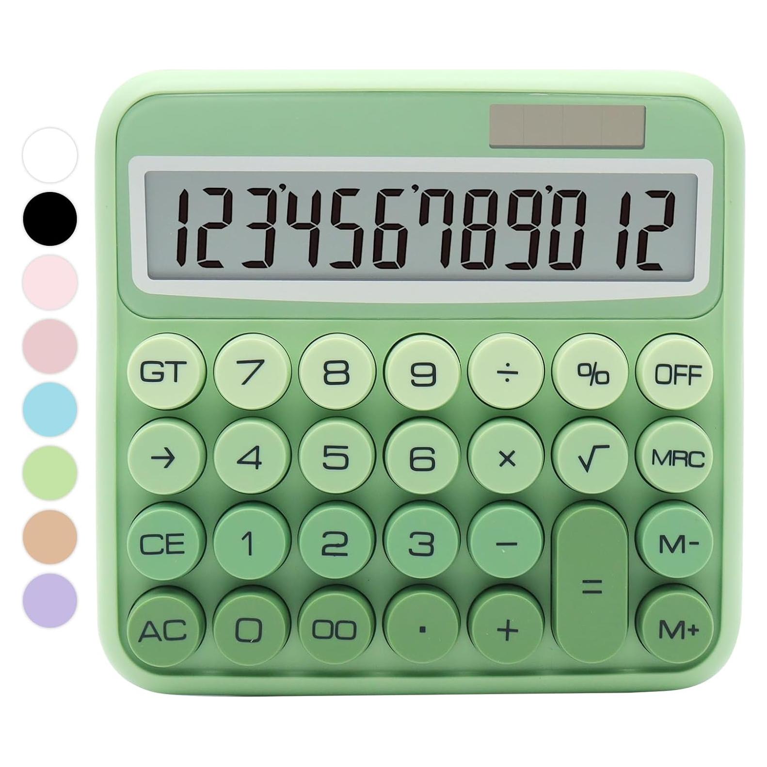 Calculadora Estándar 12 Dígitos UPIHO Verde Gradiente