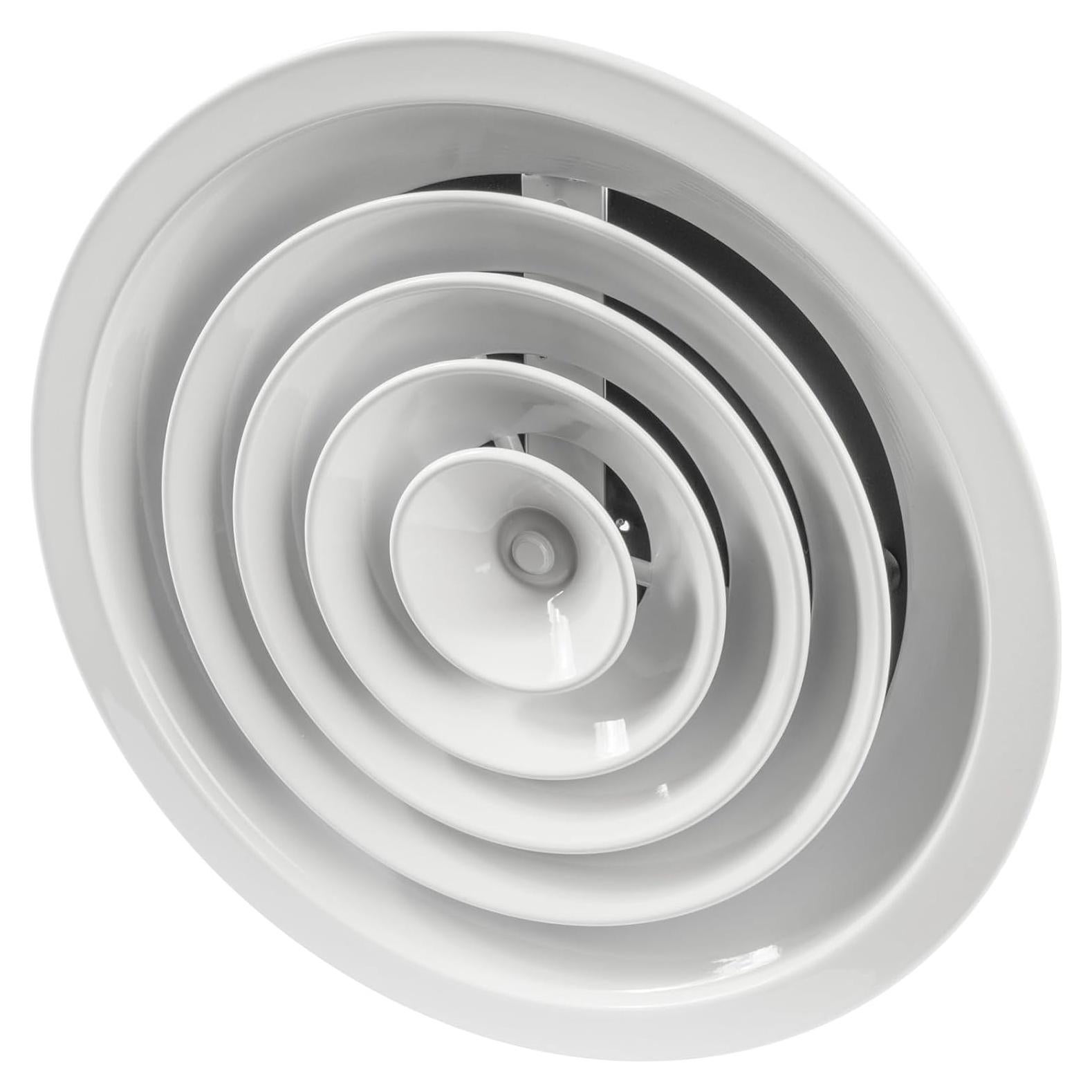 Difusor de Techo Redondo Repa Market 10" Aluminio Blanco