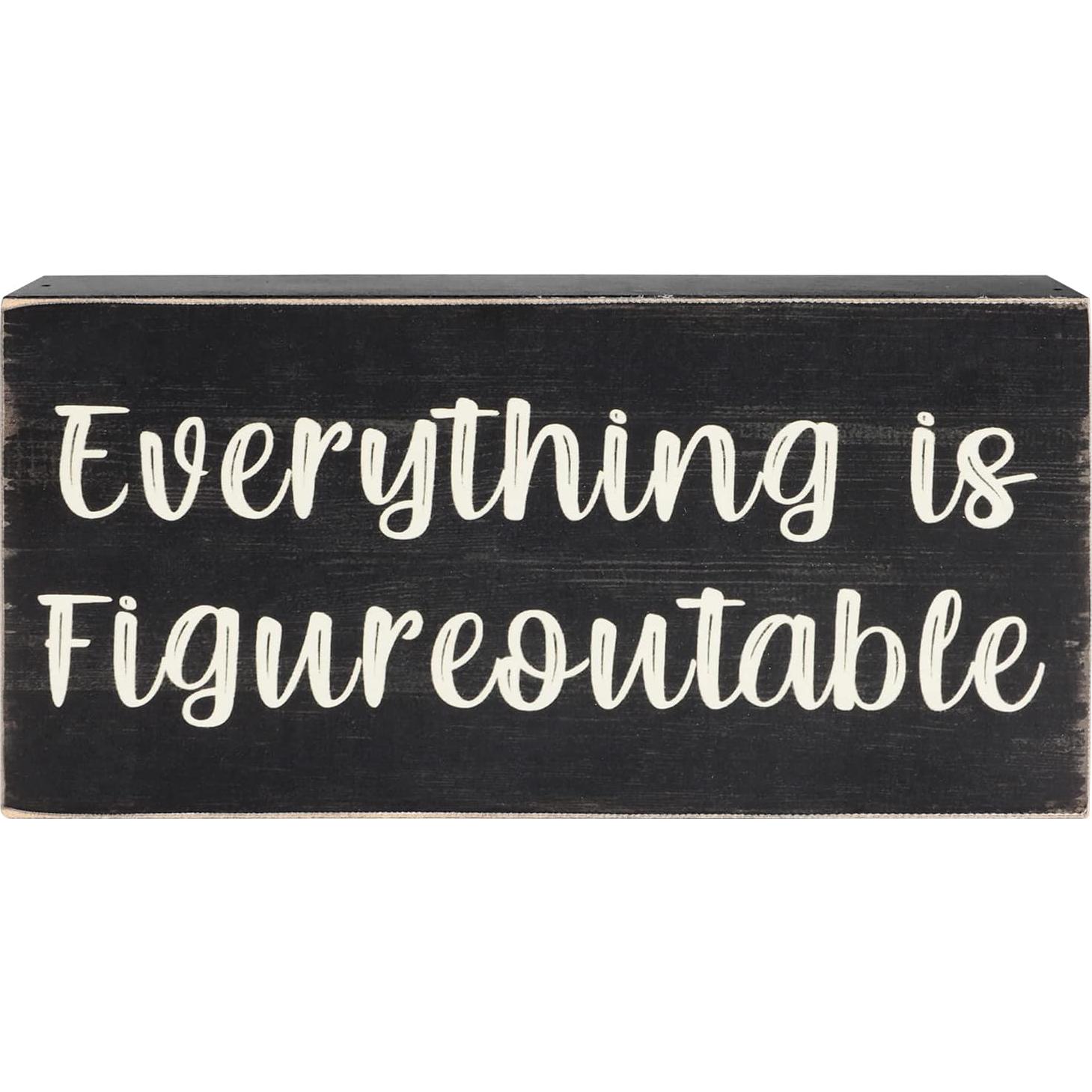 Cartel Inspiracional de Madera Esur - Todo se Puede Resolver