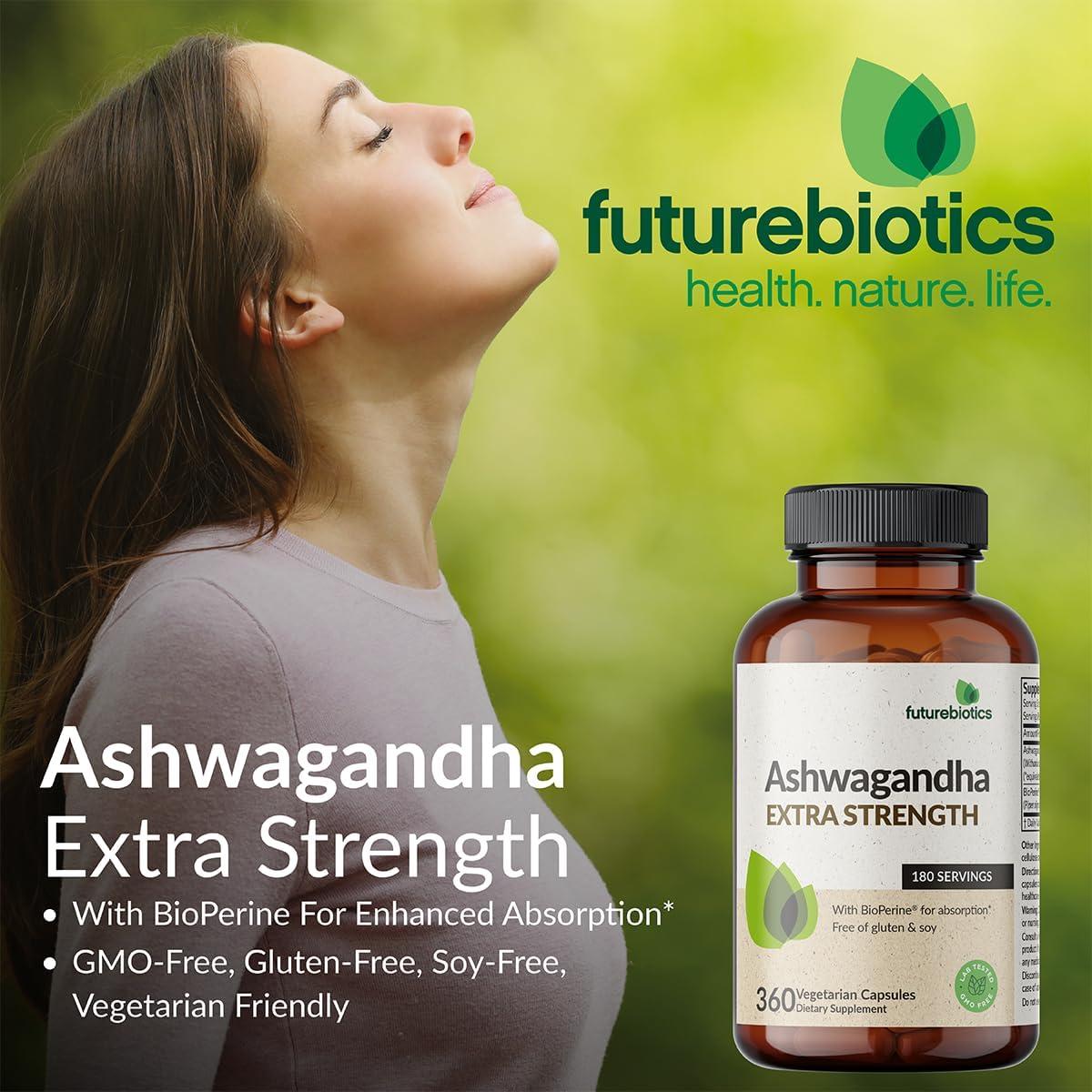 Futurebiotics Ashwagandha 150mg 100 Cápsulas Vegetarianas