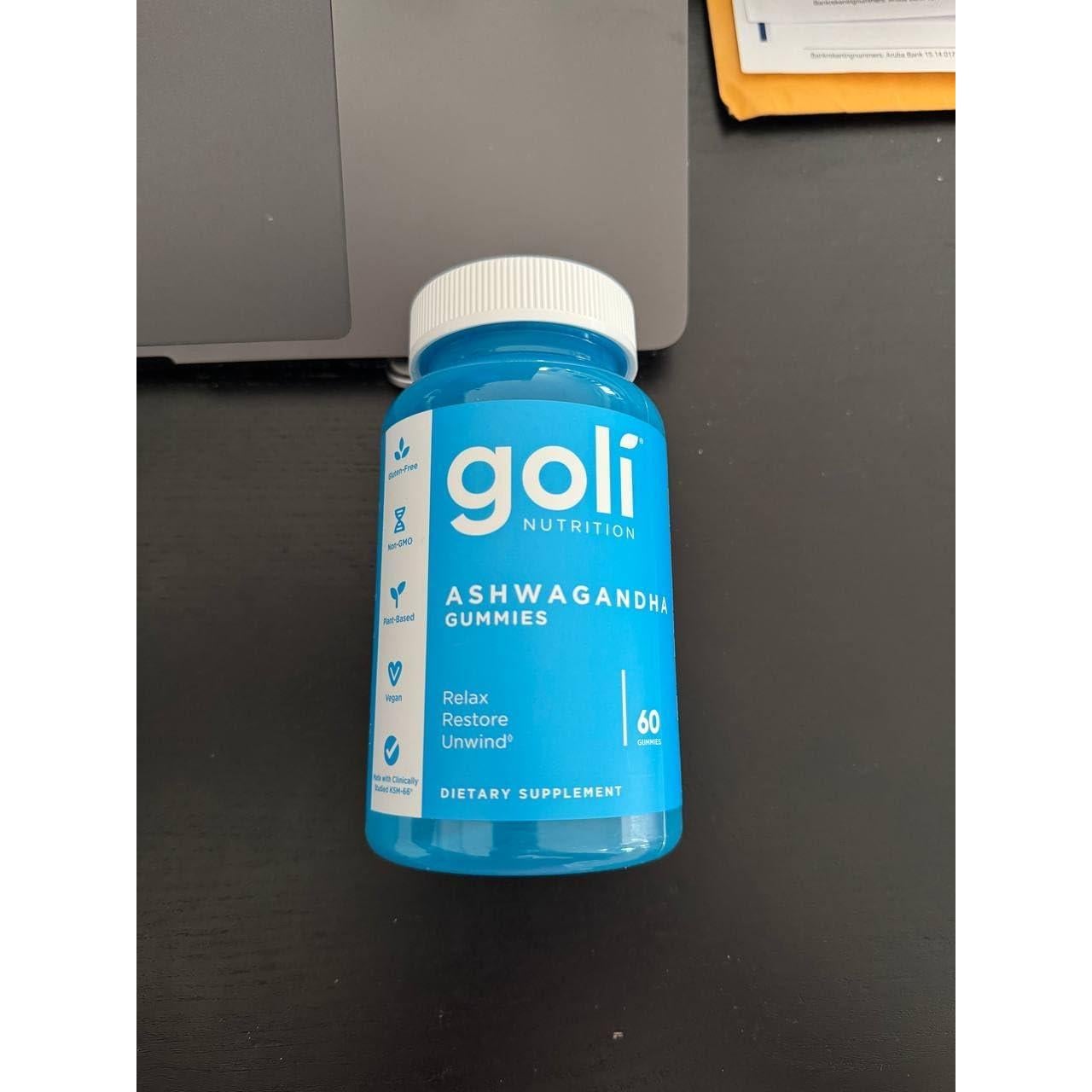 Gomitas de Ashwagandha Goli 60 Unidades Frutos Mixtos Veganas