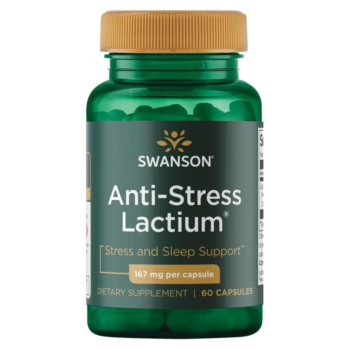 Fórmula Antiestrés Swanson con Lactium 60 Cápsulas