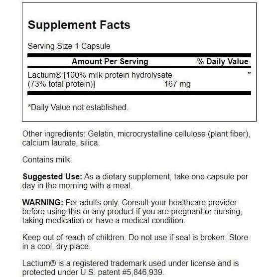Fórmula Antiestrés Swanson con Lactium 60 Cápsulas