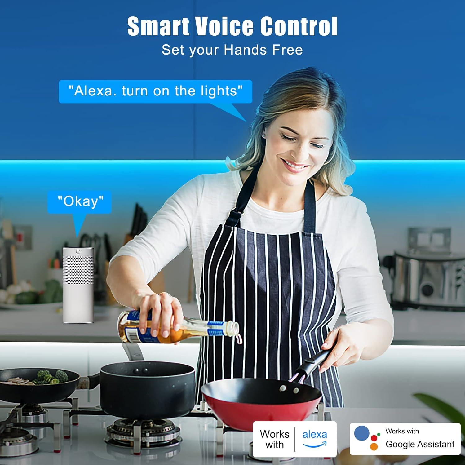 Tira de luces LED RGBWW Tatazone 5m WiFi Alexa y Google