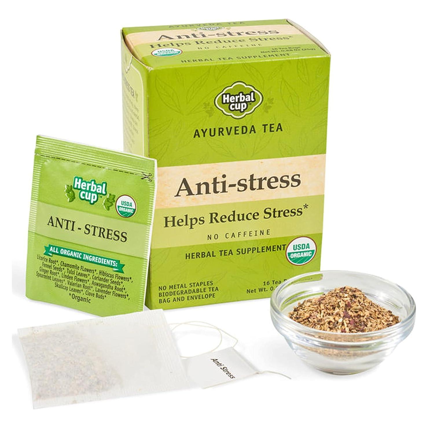 Té Antiestrés Orgánico Herbal Cup - 16 Bolsitas 53g