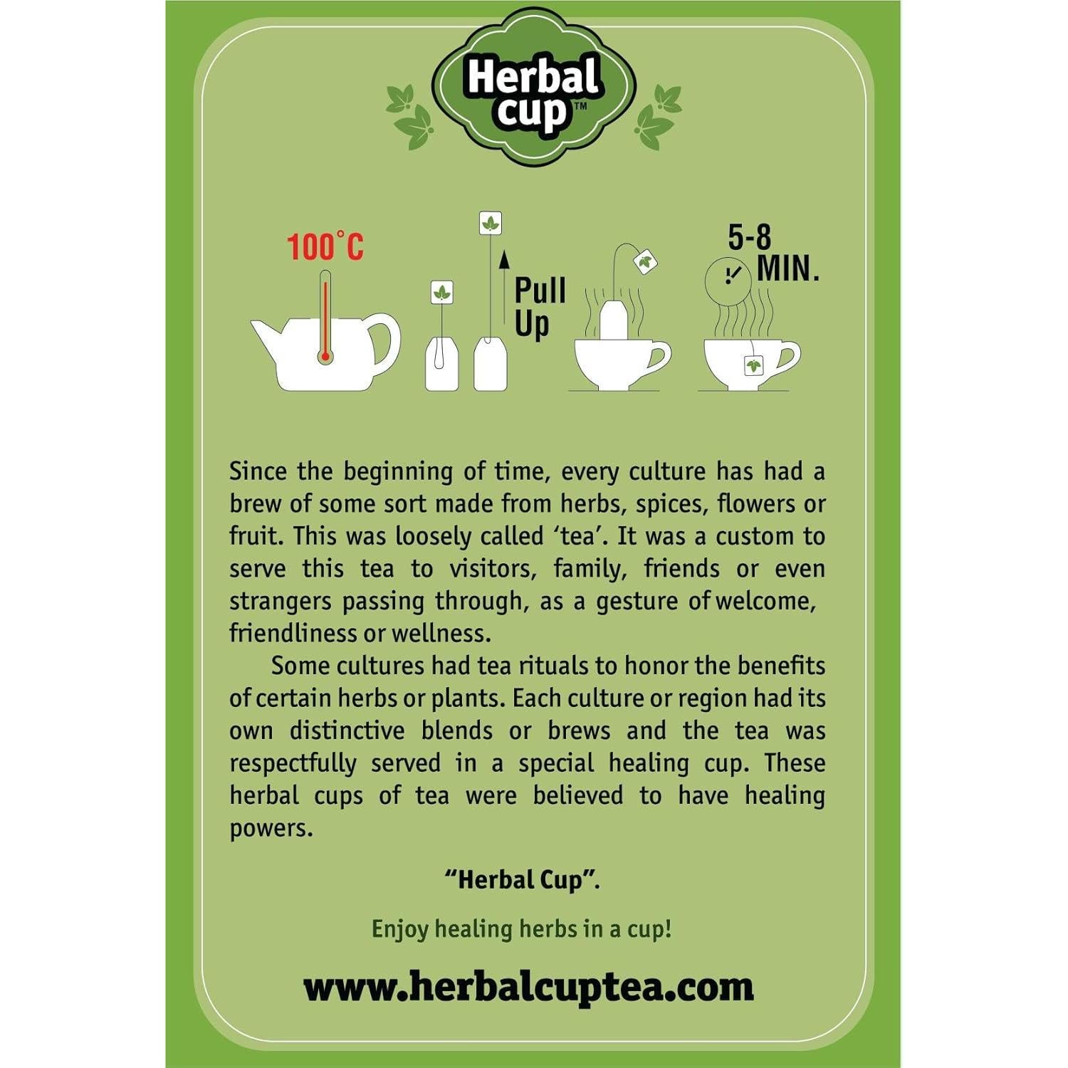 Té Antiestrés Orgánico Herbal Cup - 16 Bolsitas 53g