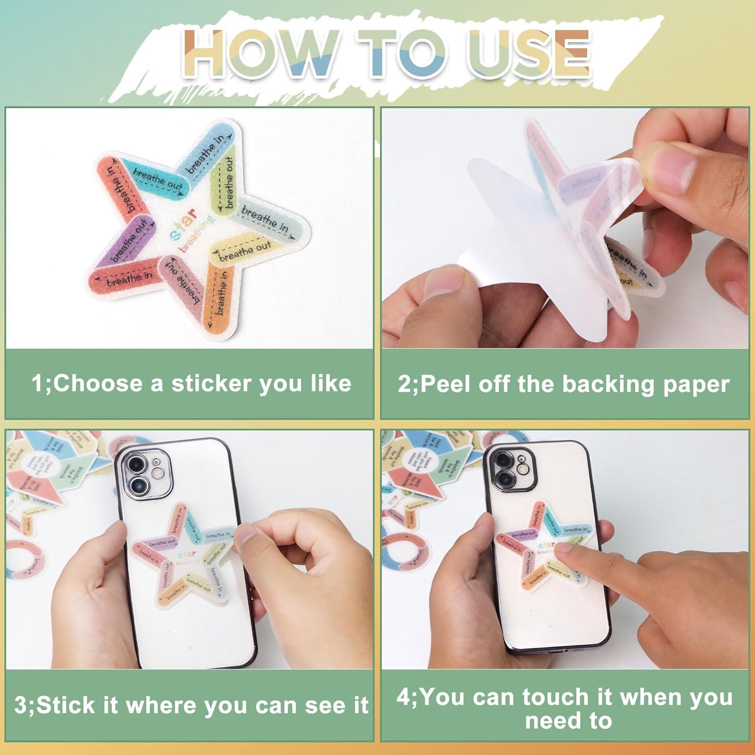 75 Stickers Calmantes Huimdery Texturizados Anti Estrés