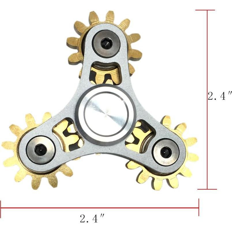 Spinner Antiestrés FXCOOLCT 4 Engranajes Aluminio Cobre