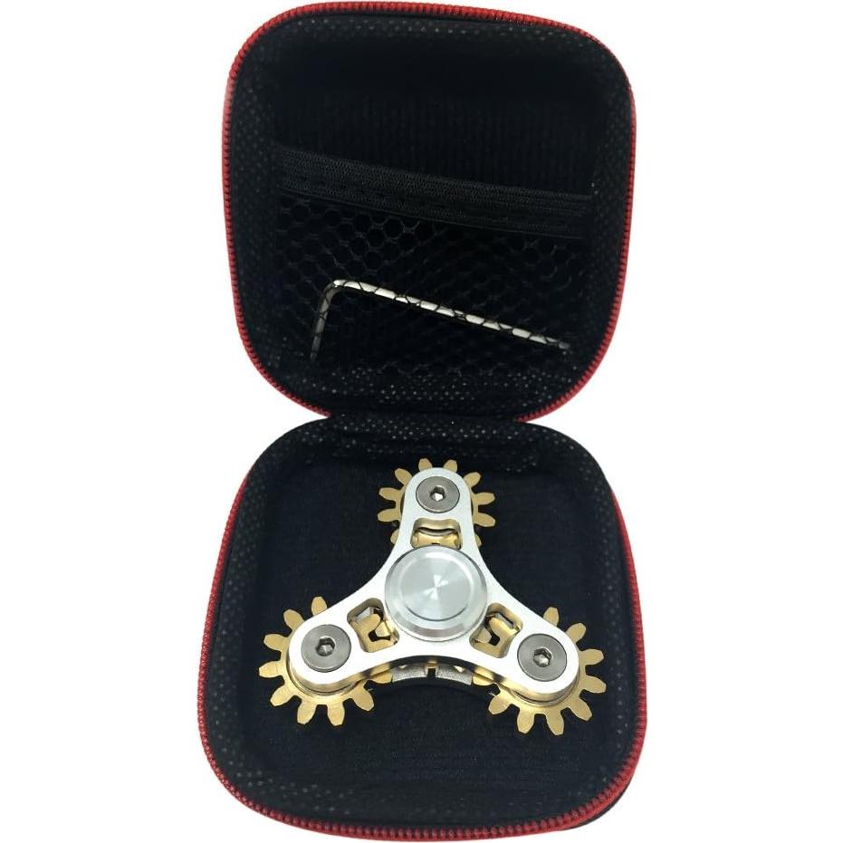 Spinner Antiestrés FXCOOLCT 4 Engranajes Aluminio Cobre