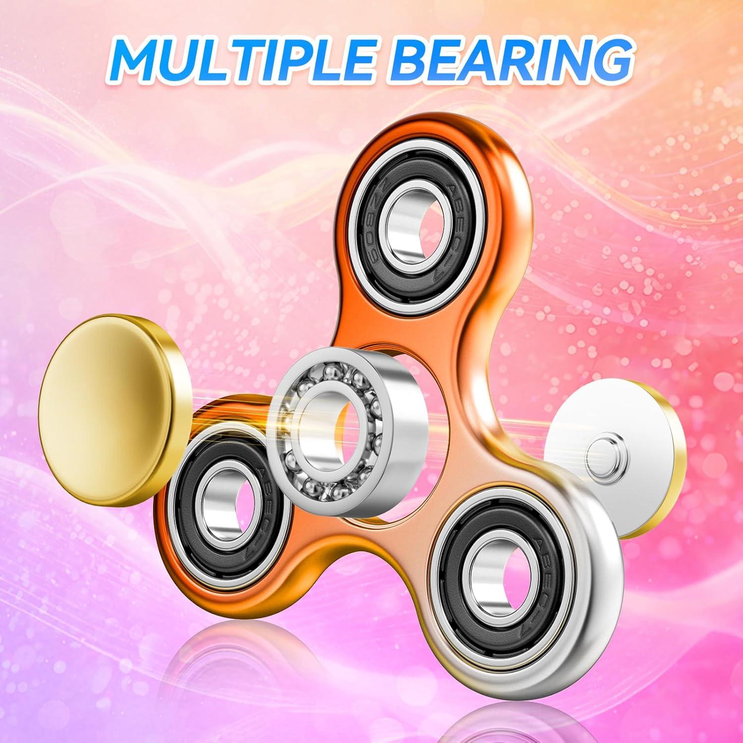 Paquete de 2 Fidget Spinner Antiestrés Yiwu 133g