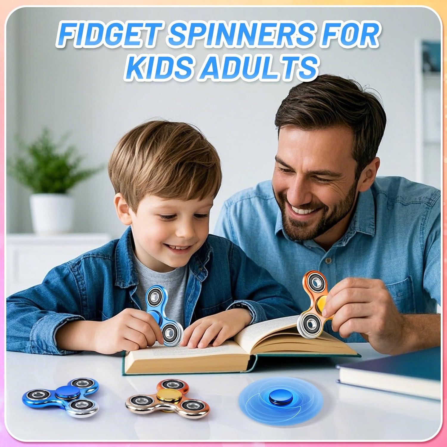 Paquete de 2 Fidget Spinner Antiestrés Yiwu 133g