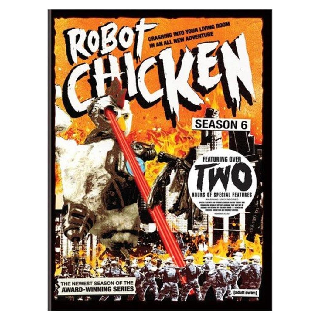 Robot Chicken DVD Temporada 6 Animación Stop-Motion
