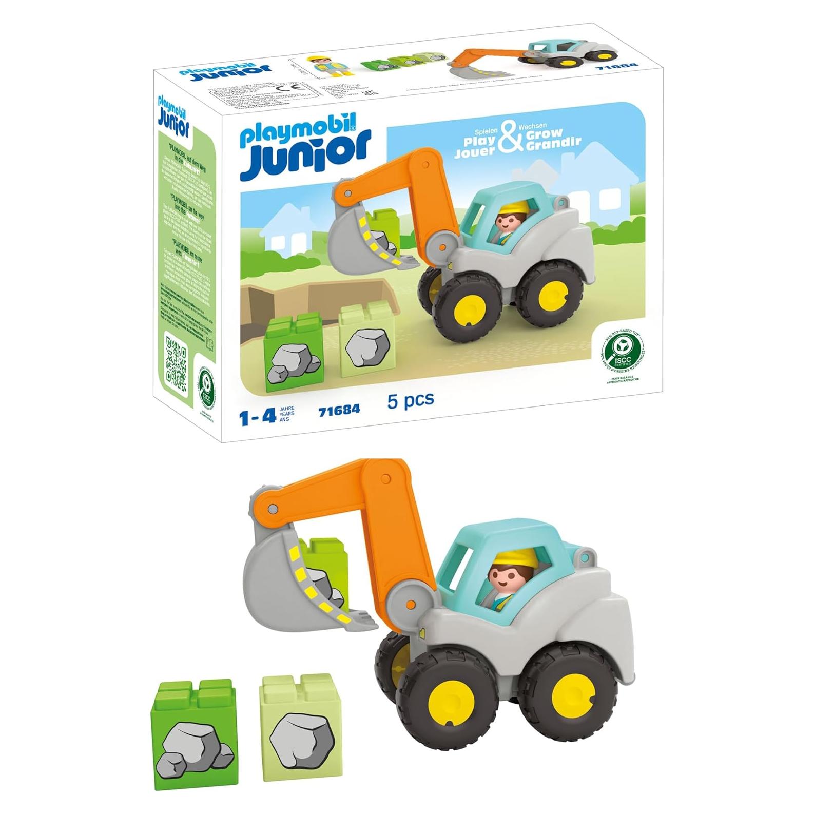 Excavadora de Palas Playmobil Junior para Niños 1-4 Años