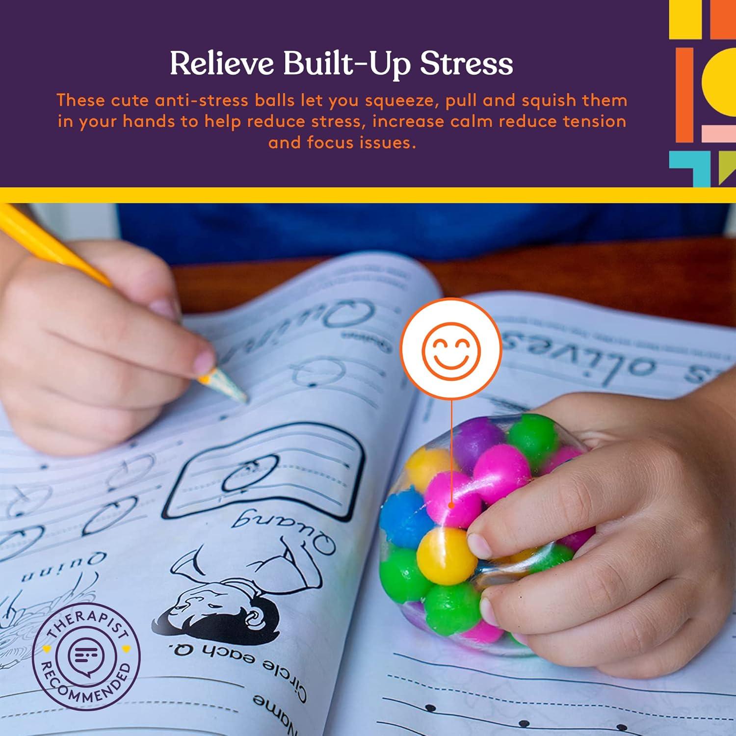 Pelotas Antiestrés Squishy Special Supplies - Paquete de 4