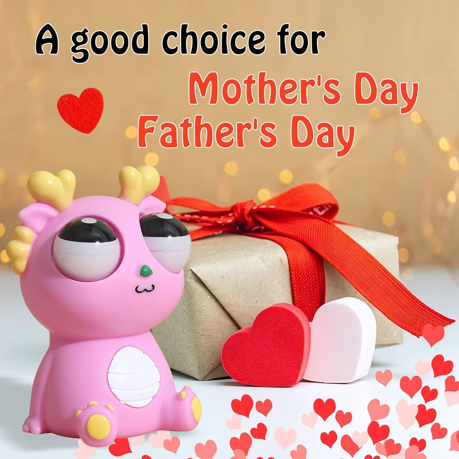 Juguete Antiestrés Dragón Ojos Saltones JH-0311 Verde