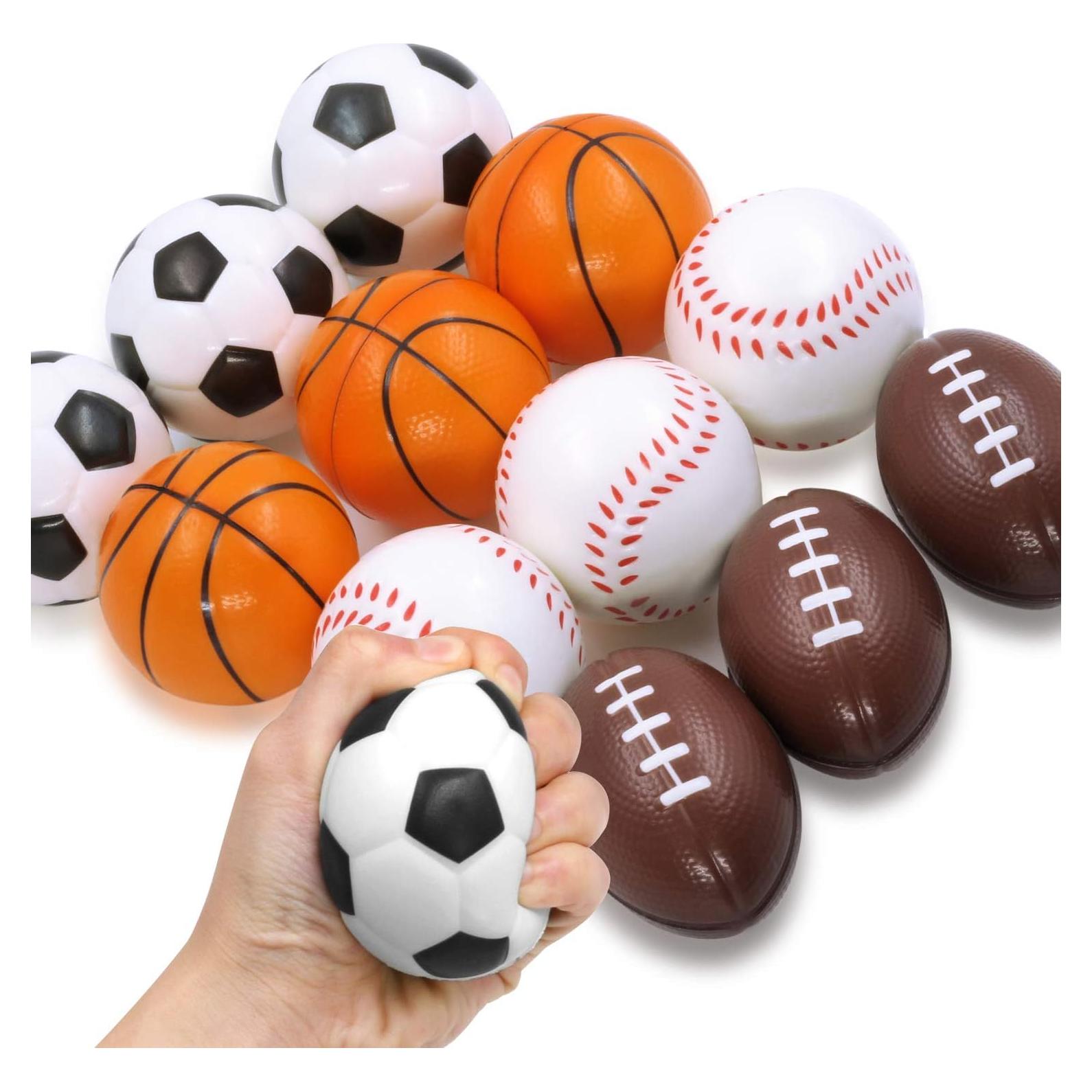 Bolas de Estrés Apretables Novelty Place - 12 Piezas