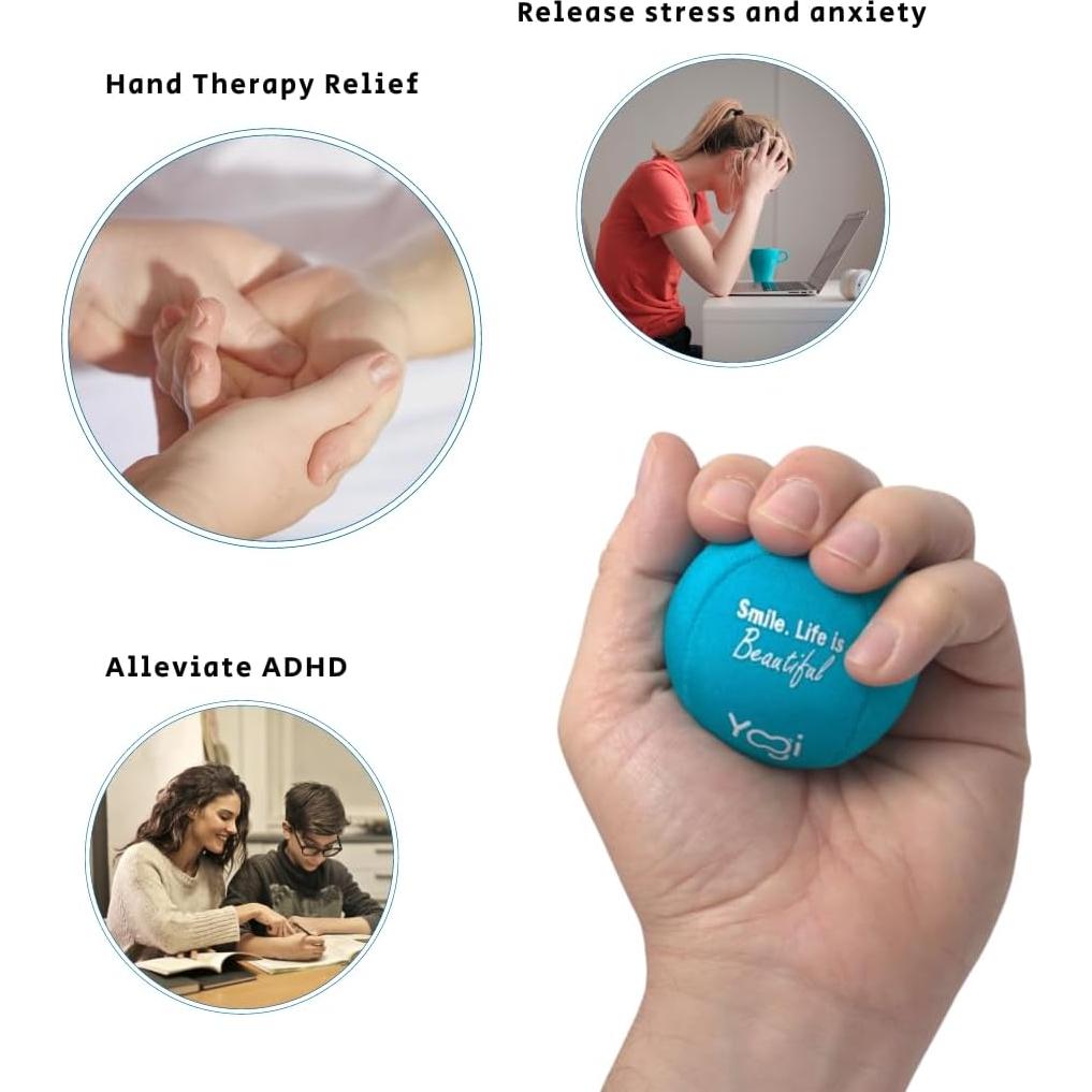 Bolas Antiestrés LIGHTBULB IDEAS 2 Pack Azul