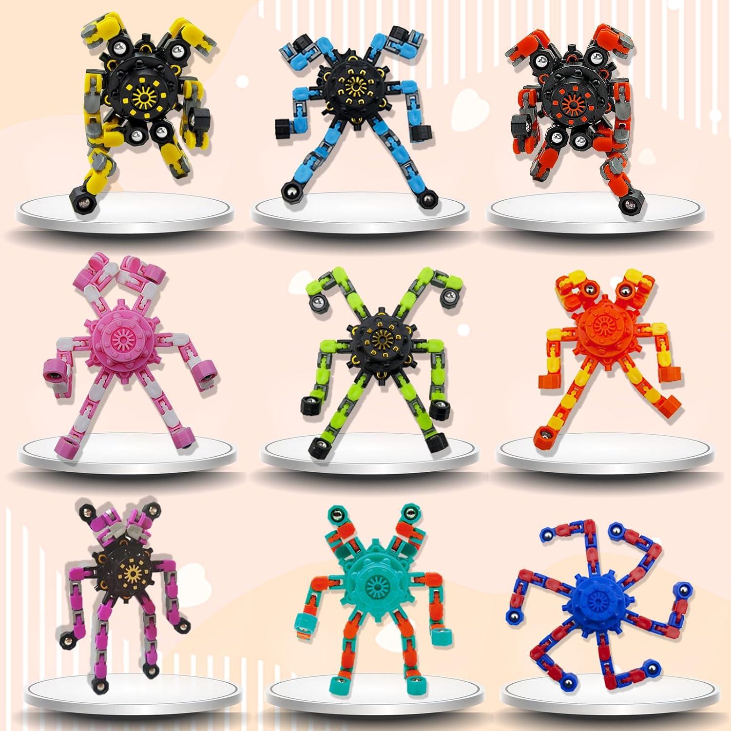 Fidget Spinners Transformables Irvotbes 36 Piezas Alivio Estrés