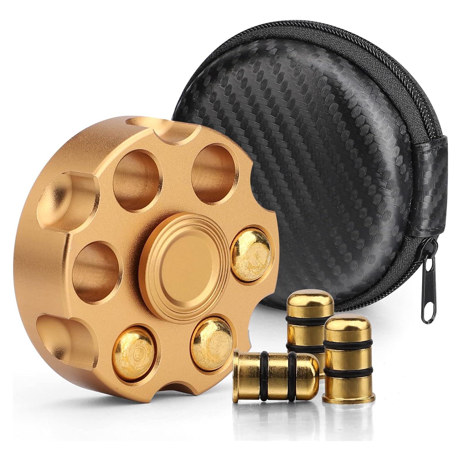 Fidget Spinner Metal Dilabnda Oro Alivio Estrés 130g