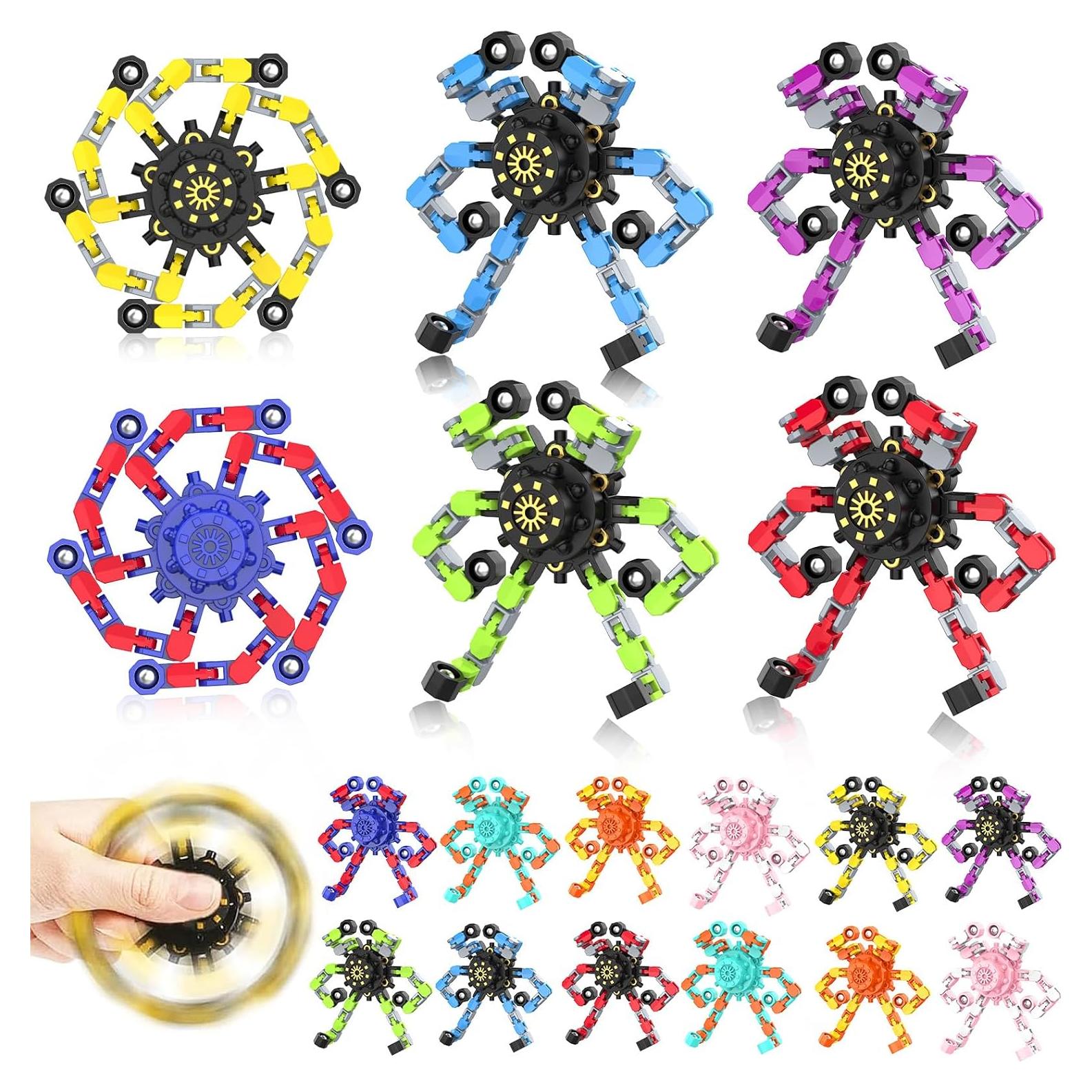 Spinners Antiestrés YIZER 18PCS Juguetes Sensoriales