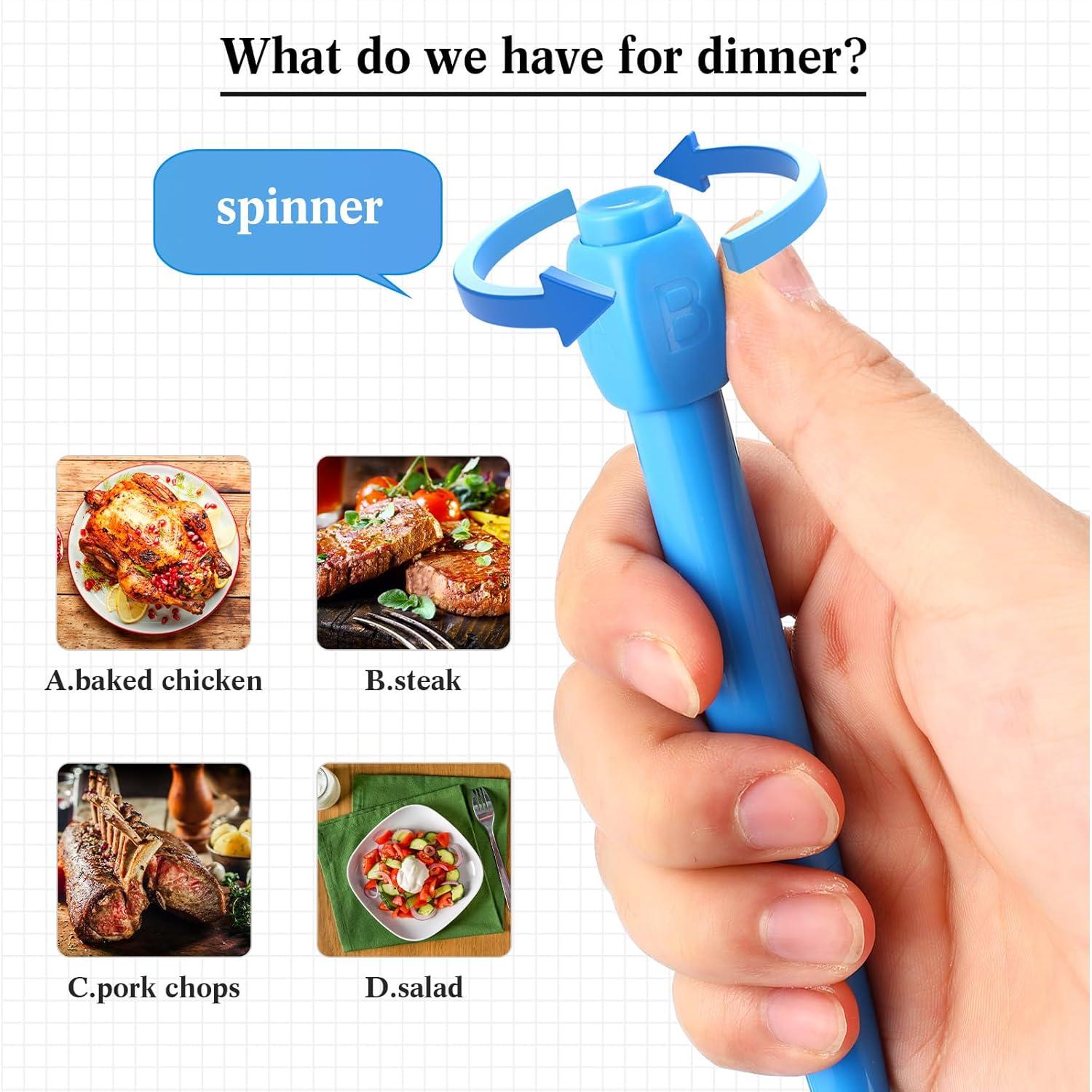 4 Bolígrafos Giratorios Alivio Estrés Dinifee 0.5mm