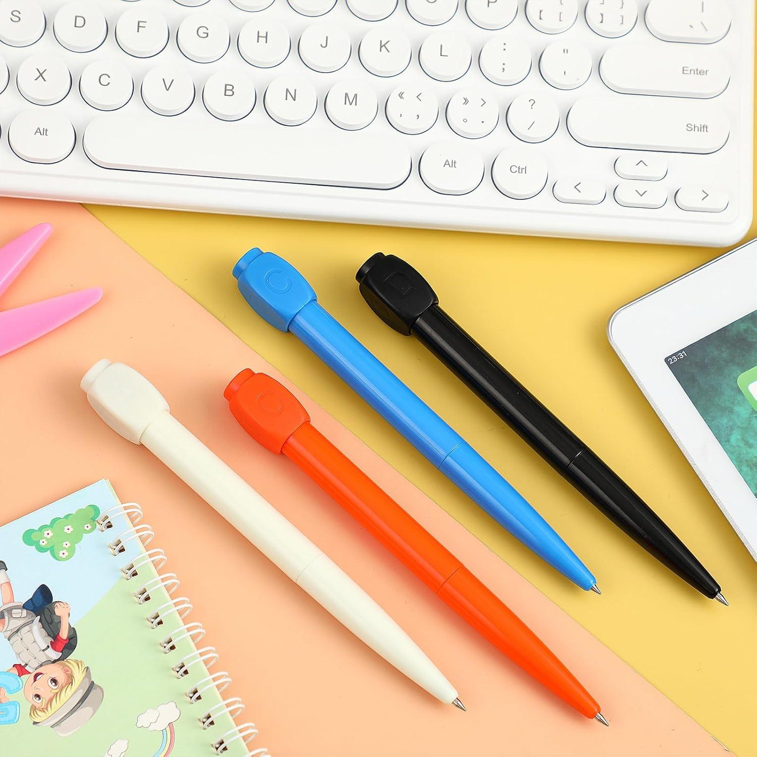 4 Bolígrafos Giratorios Alivio Estrés Dinifee 0.5mm