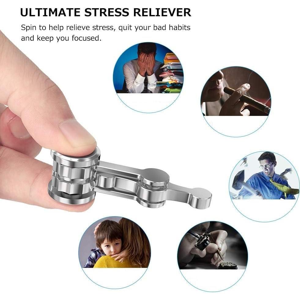 Spinner Antiestrés Duomishu de Acero Inoxidable 35g