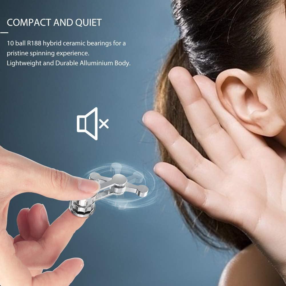 Spinner Antiestrés Trianium de Metal 5,4 cm para Niños y Adultos