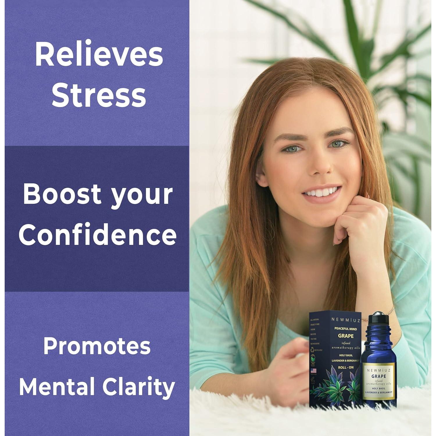 Roll On Aceite Esencial Calmante Lavanda 10ml Nuevo Miuz