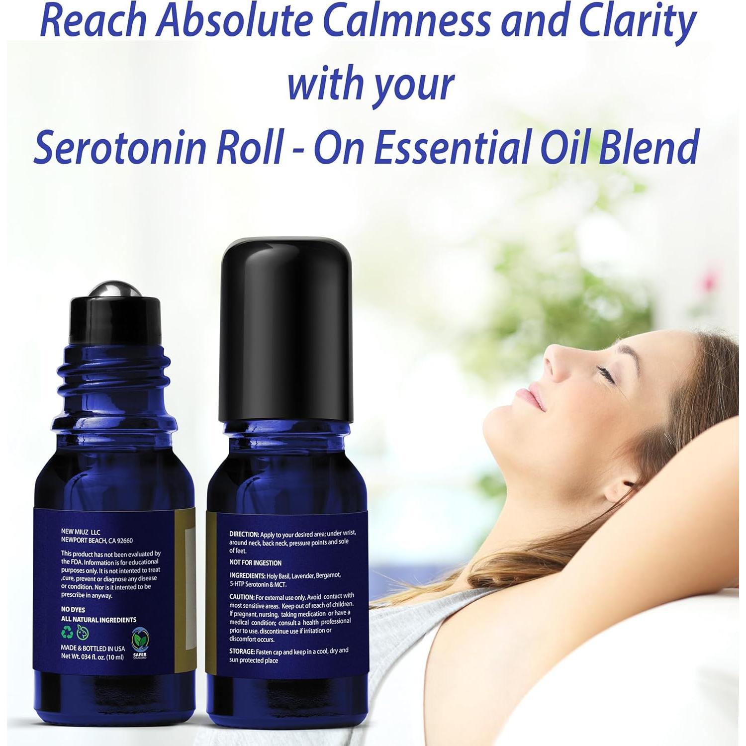 Roll On Aceite Esencial Calmante Lavanda 10ml Nuevo Miuz